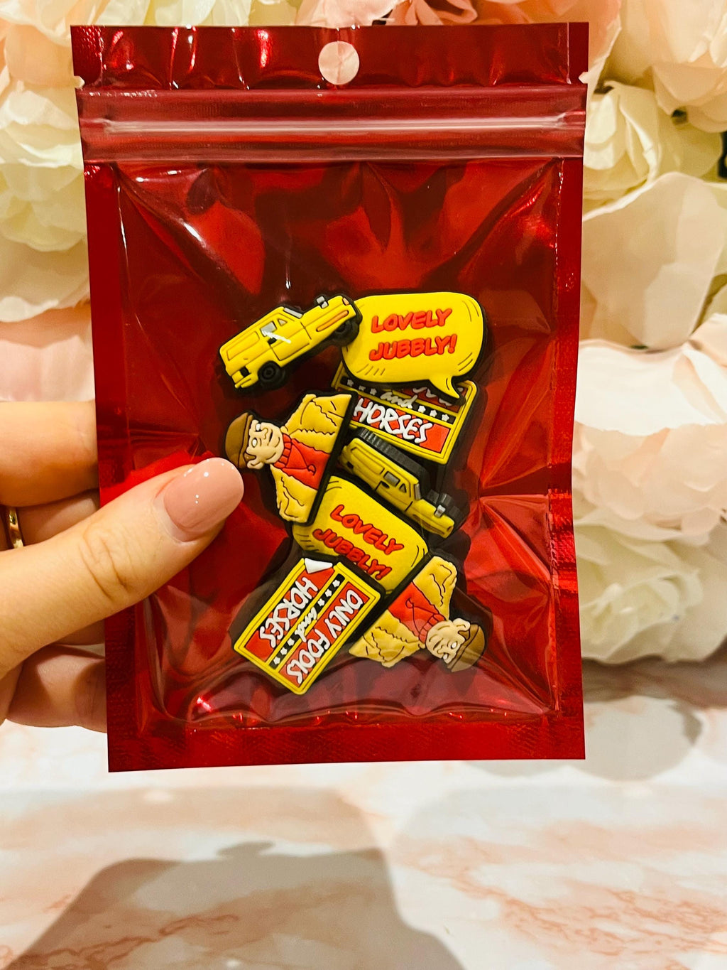 Only Fools & Horses Shoe Accessories | Del boy Gifts | Joke Gifts | PVC Shoe Accessories