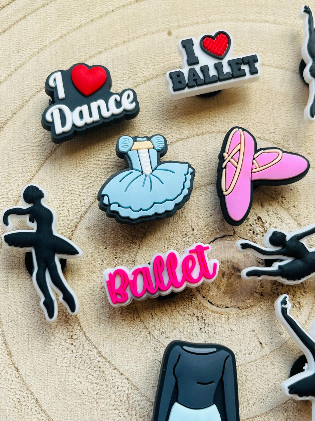 Ballet Croc Charm Fashion Shoe Accessory Pack