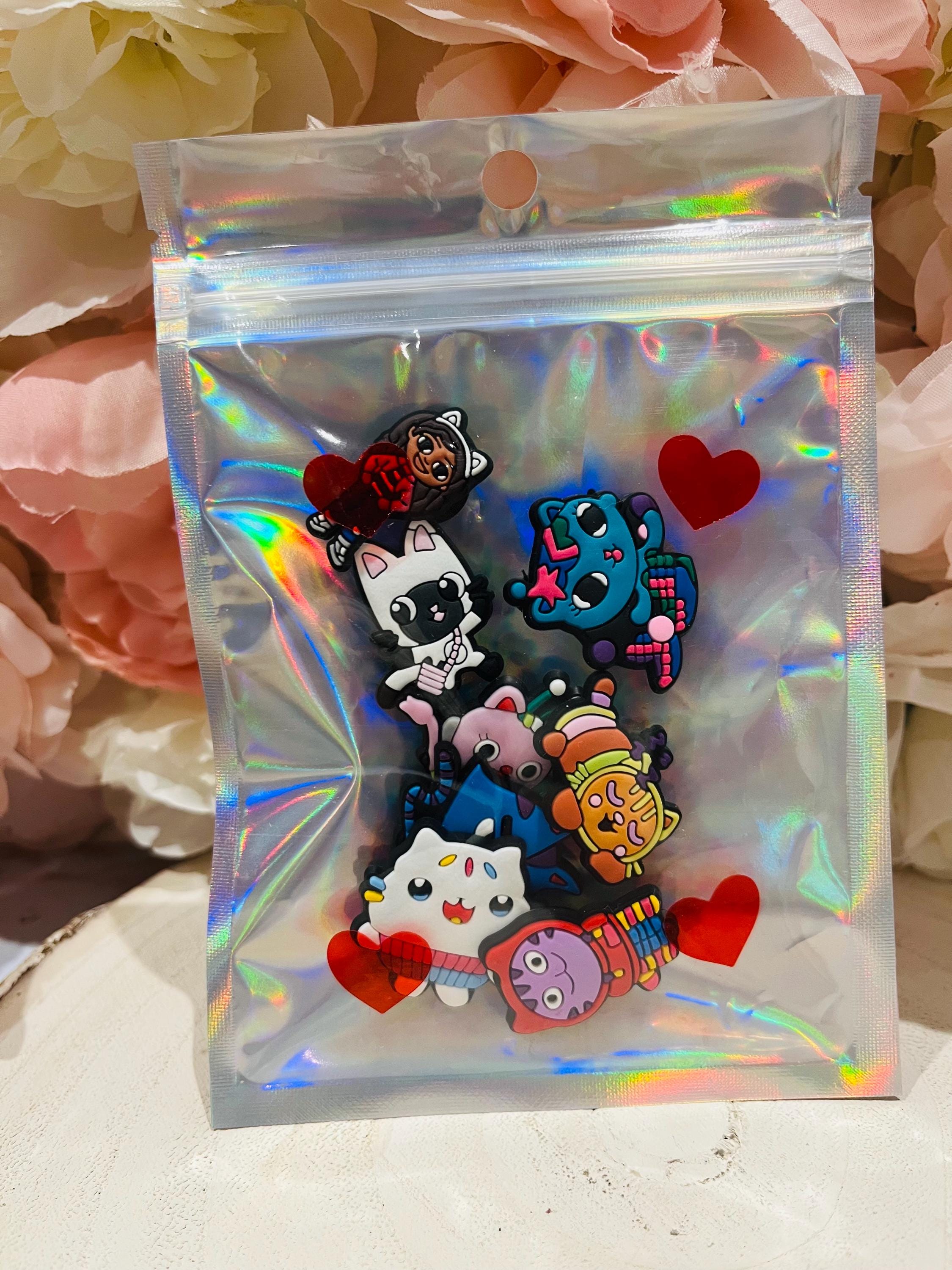 Set of 8 Gabby Dolls House Croc Charms