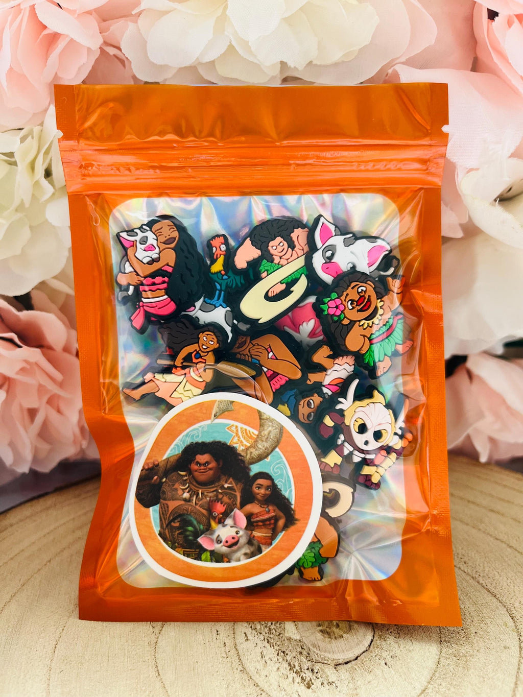 Moana Croc Charms - Set of 15 PVC Shoe Jibbitz