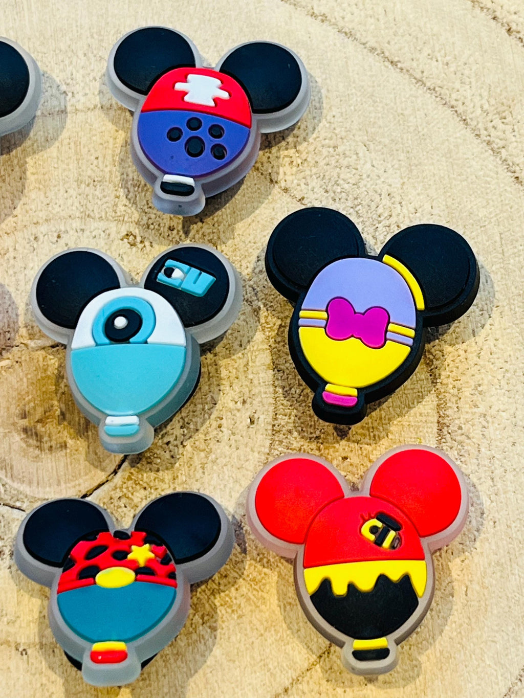 Mickey & Minnie Mouse Croc Charms | Shoe Decoration, Set of 11