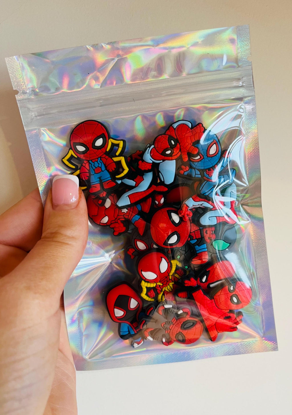 Spiderman Croc Charms: Superhero Clog Shoe Accessories - Set of 16