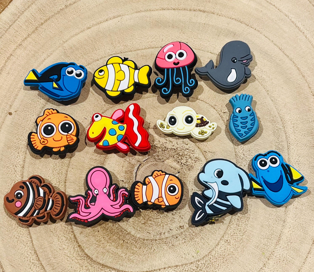 Finding Nemo Croc Charms - Under the Sea PVC Shoe Decoration