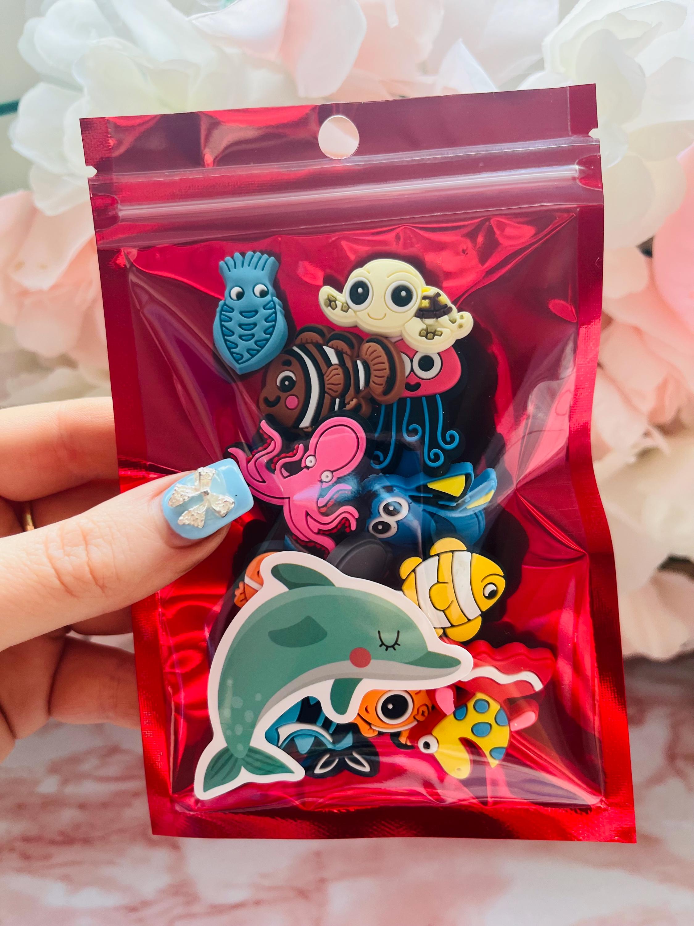 Finding Nemo & Dory Croc Charms Pack For Kids Under The Sea Set Shoe Accessory