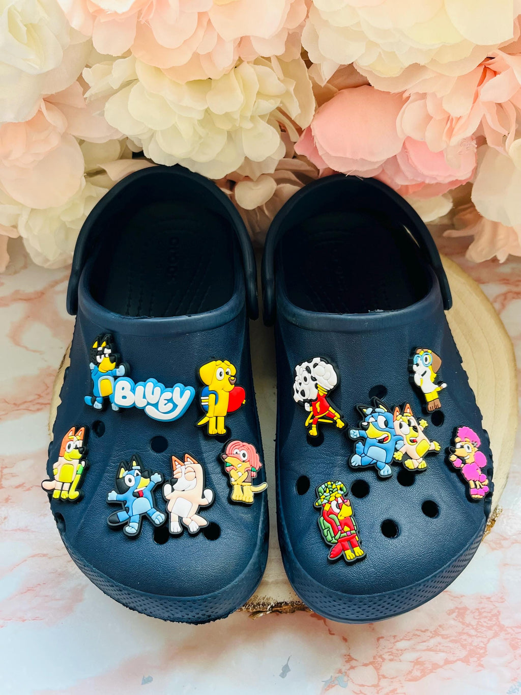 Bluey Croc Charms - Set of 12 PVC Shoe Accessories