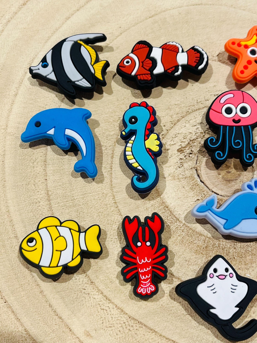 Under The Sea Croc Charms: PVC Shoe Charm Bundle