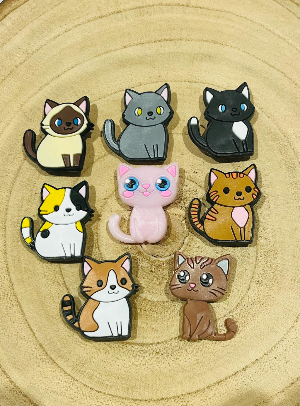 Cat Shoe Charms Bundle: Fashion PVC Shoe Decoration