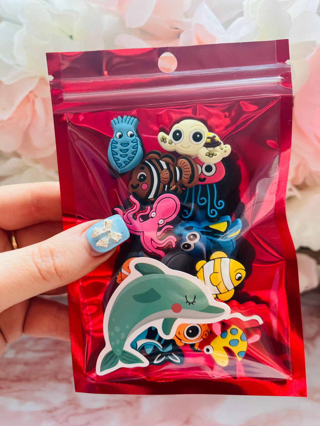 Finding Nemo & Dory Croc Charms Pack For Kids Under The Sea Set Shoe Accessory