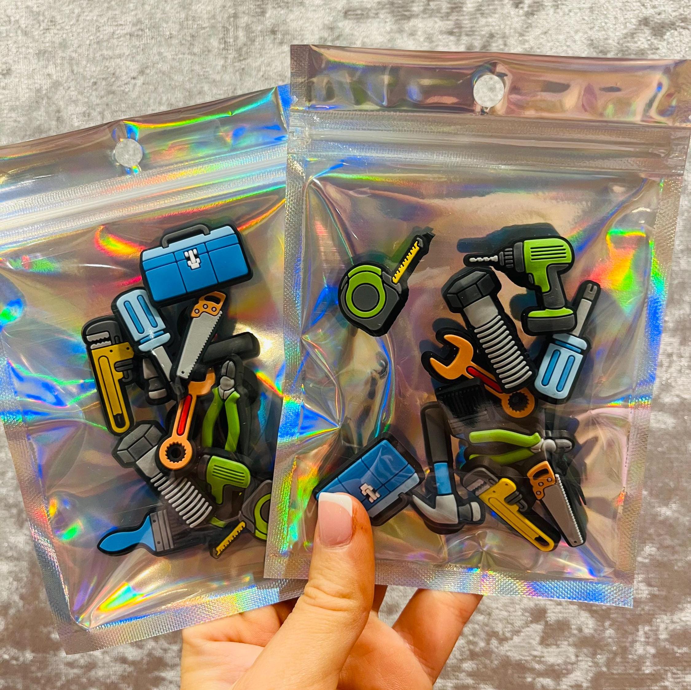 Tool Croc Charms | PVC Clog Shoe Decoration, Pack of 11