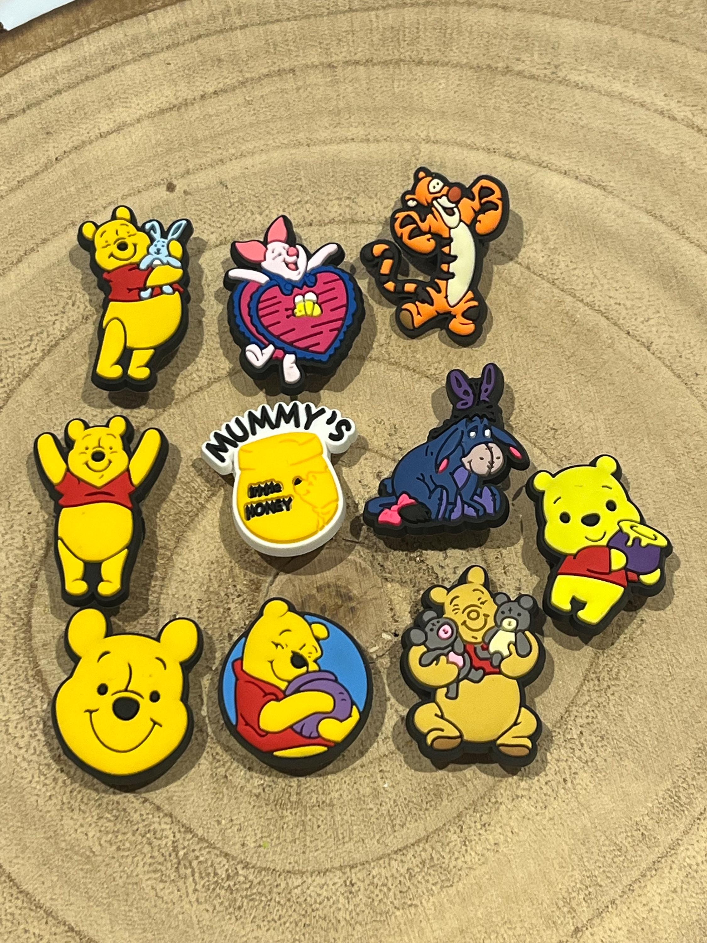 Pack of 10 Winnie The Pooh Disney Croc Charm Bundle