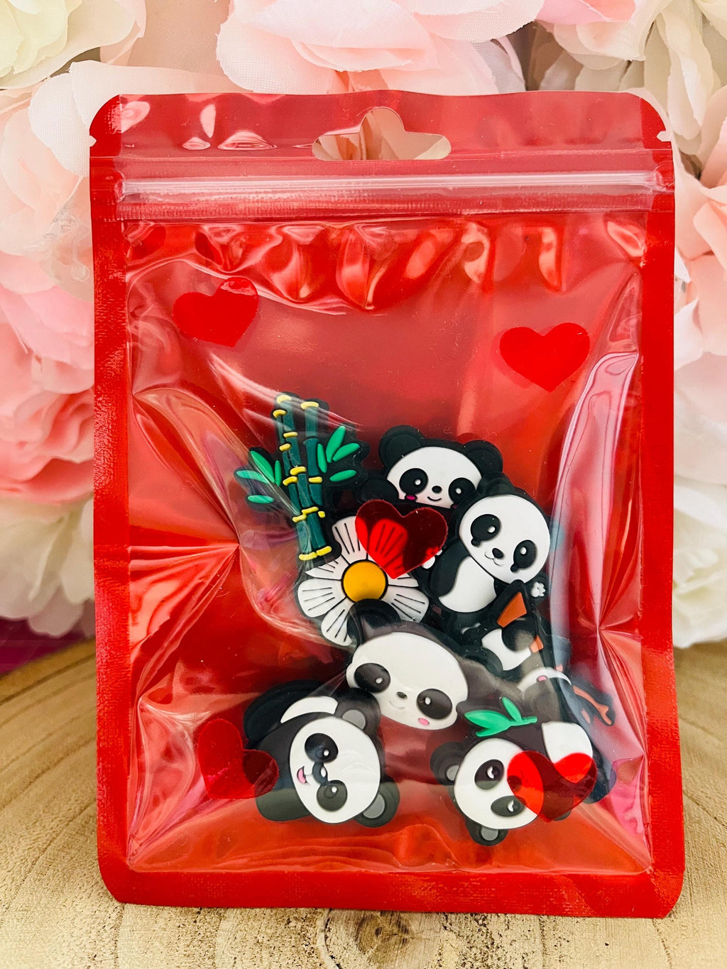Panda Croc Charms | PVC Shoe Charms Set of 8