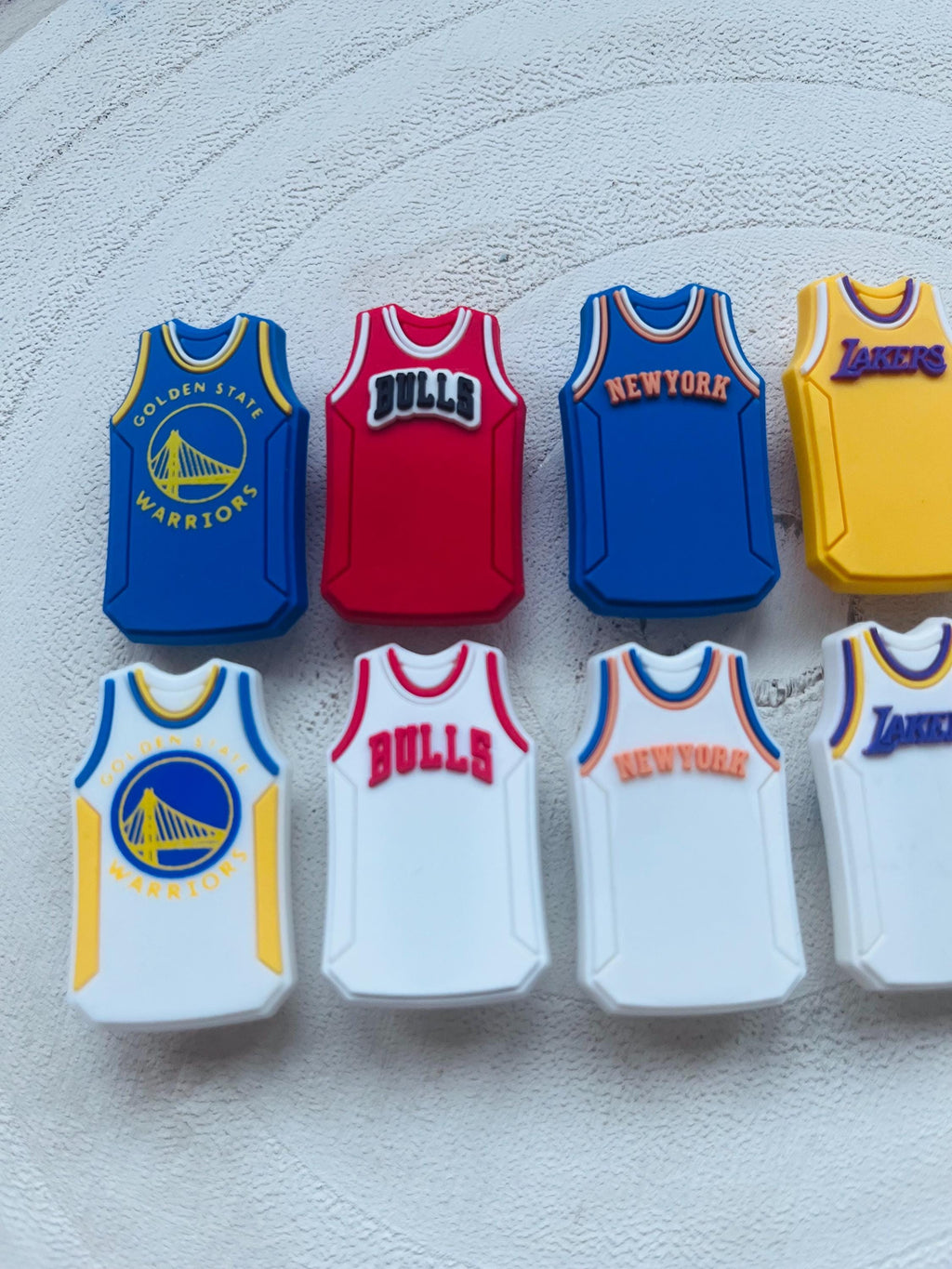 Basketball Jersey Croc Charms: NBA Team Bundle
