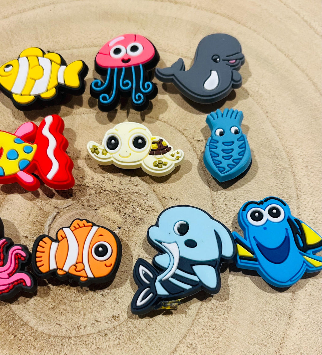 Finding Nemo Croc Charms - Under the Sea PVC Shoe Charms