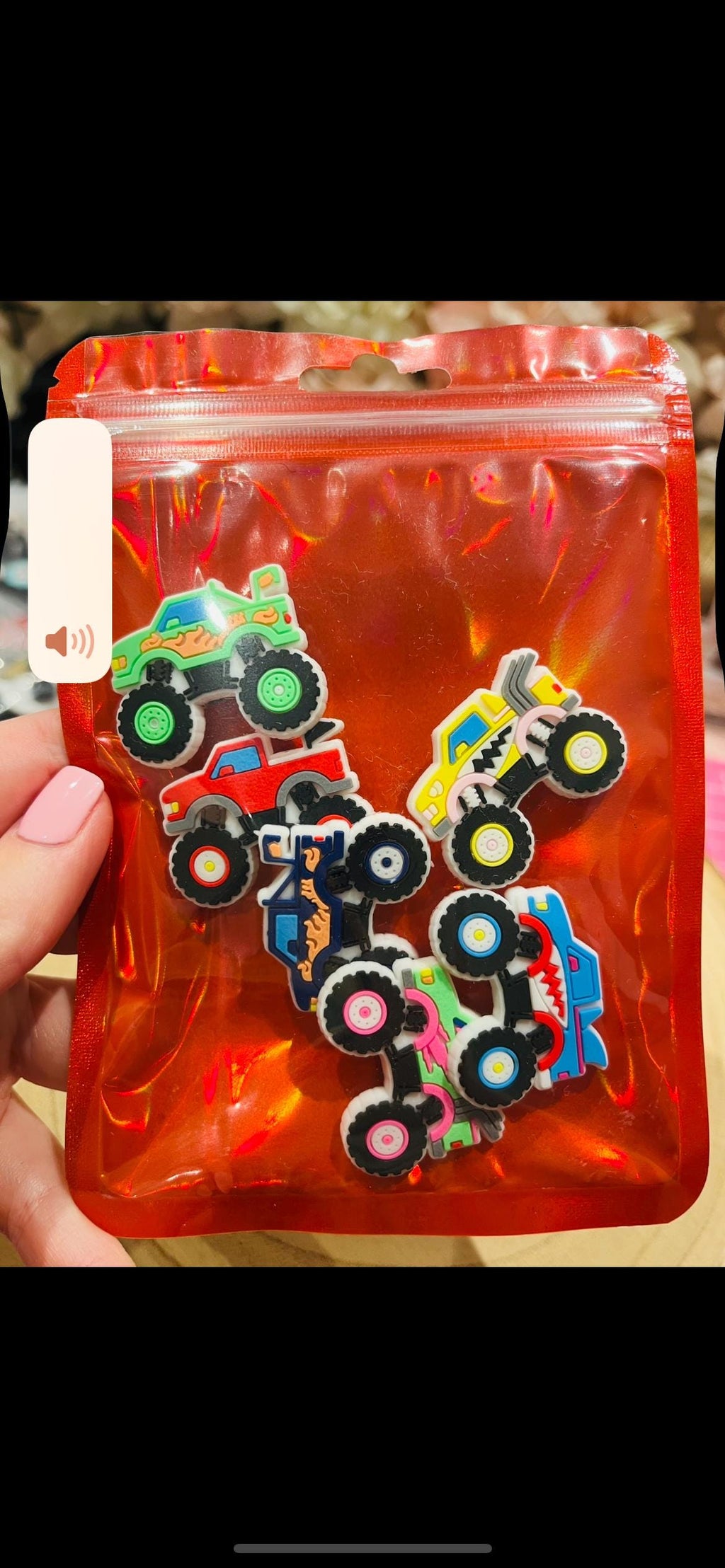 truck croc charm set pack of 6