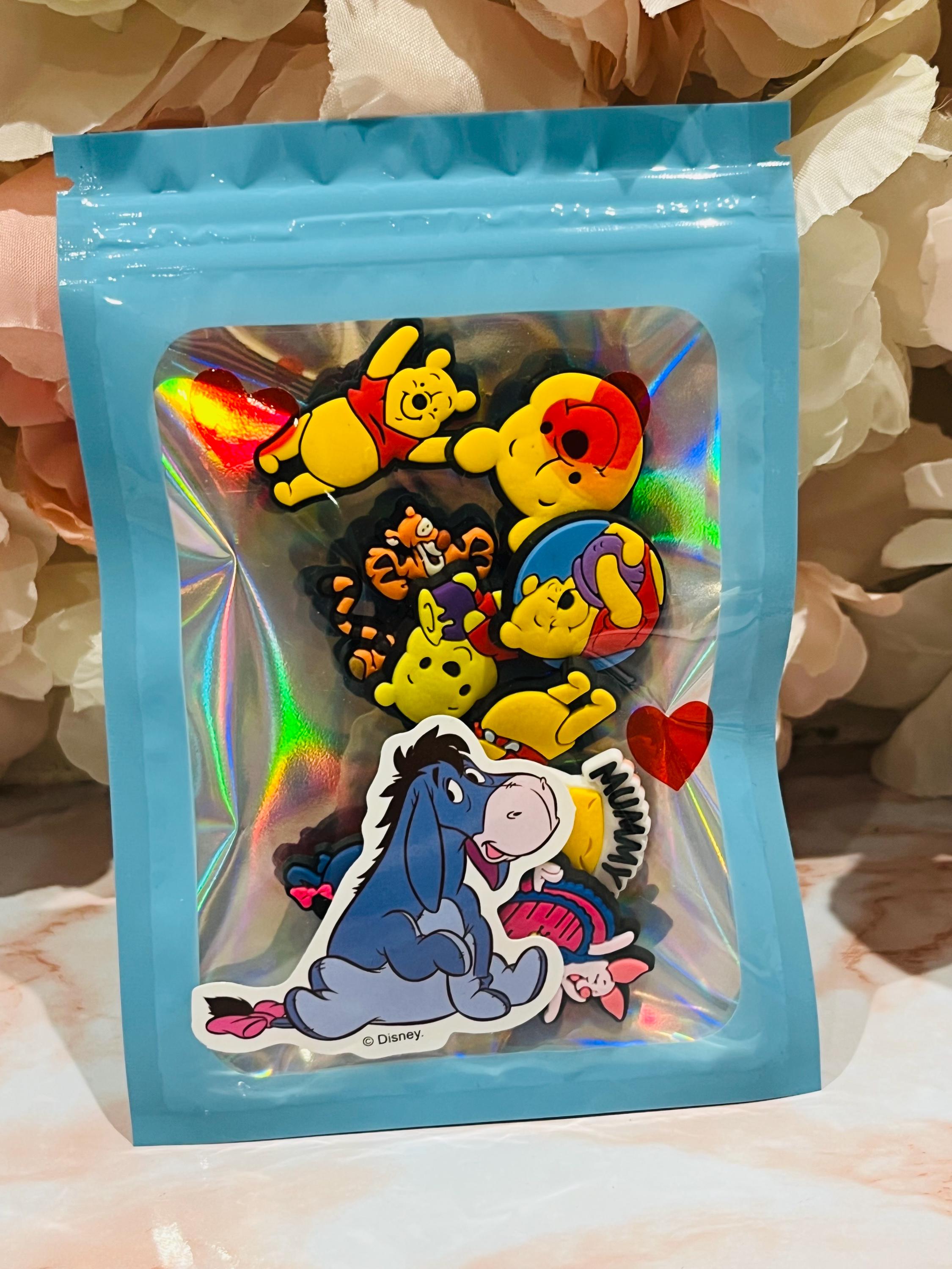 Disney Winnie The Pooh Set of Shoe Charms PVC Pack of 10 only 4.99