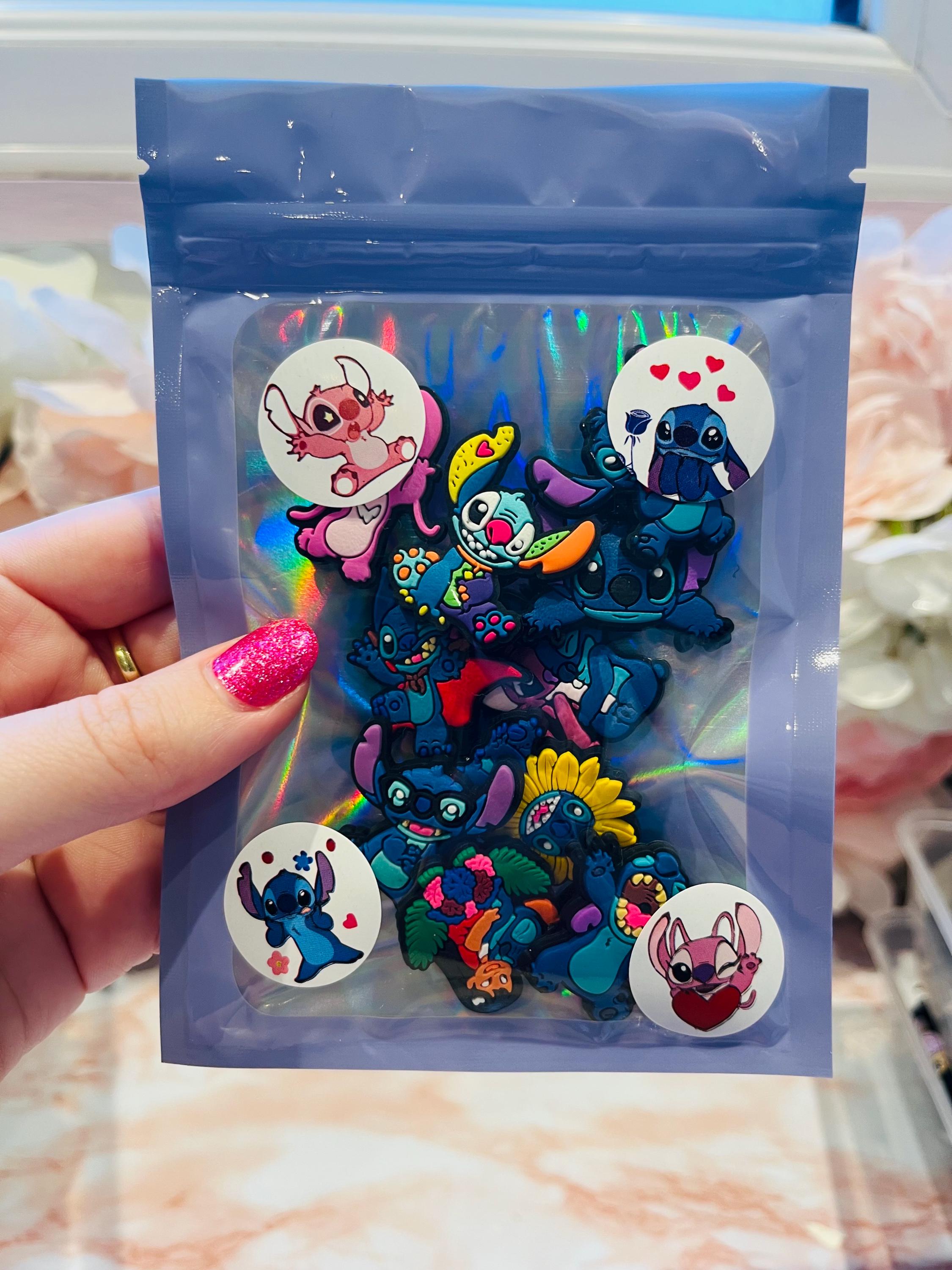 Lilo & Stitch Disney Shoe Charms Set of 10 Xmas Gifts Disneyland Ohana