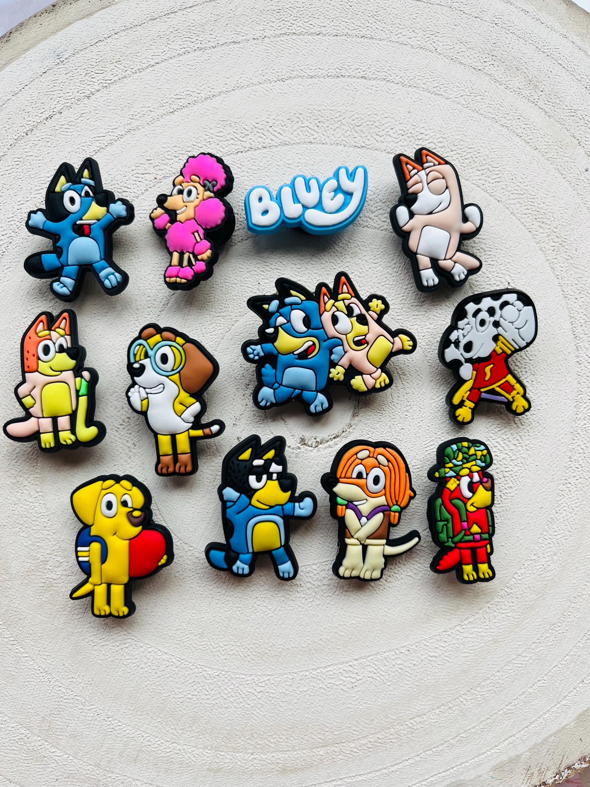 Bluey Croc Charms - Set of 12 PVC Shoe Accessories