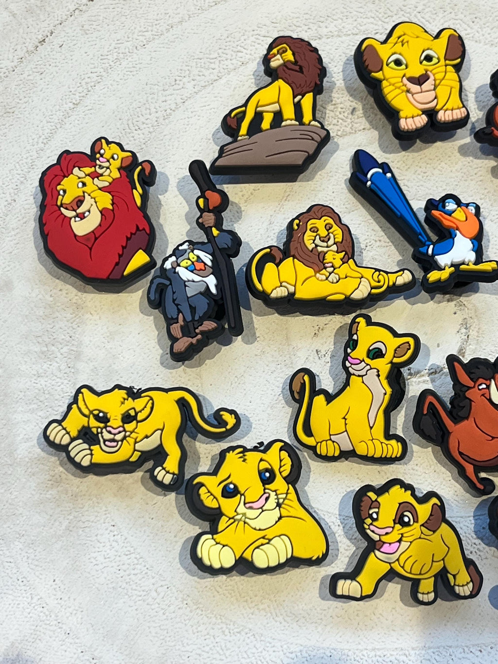 Lion King Croc Charms: Simba, Pumbaa & Timon Shoe Accessories