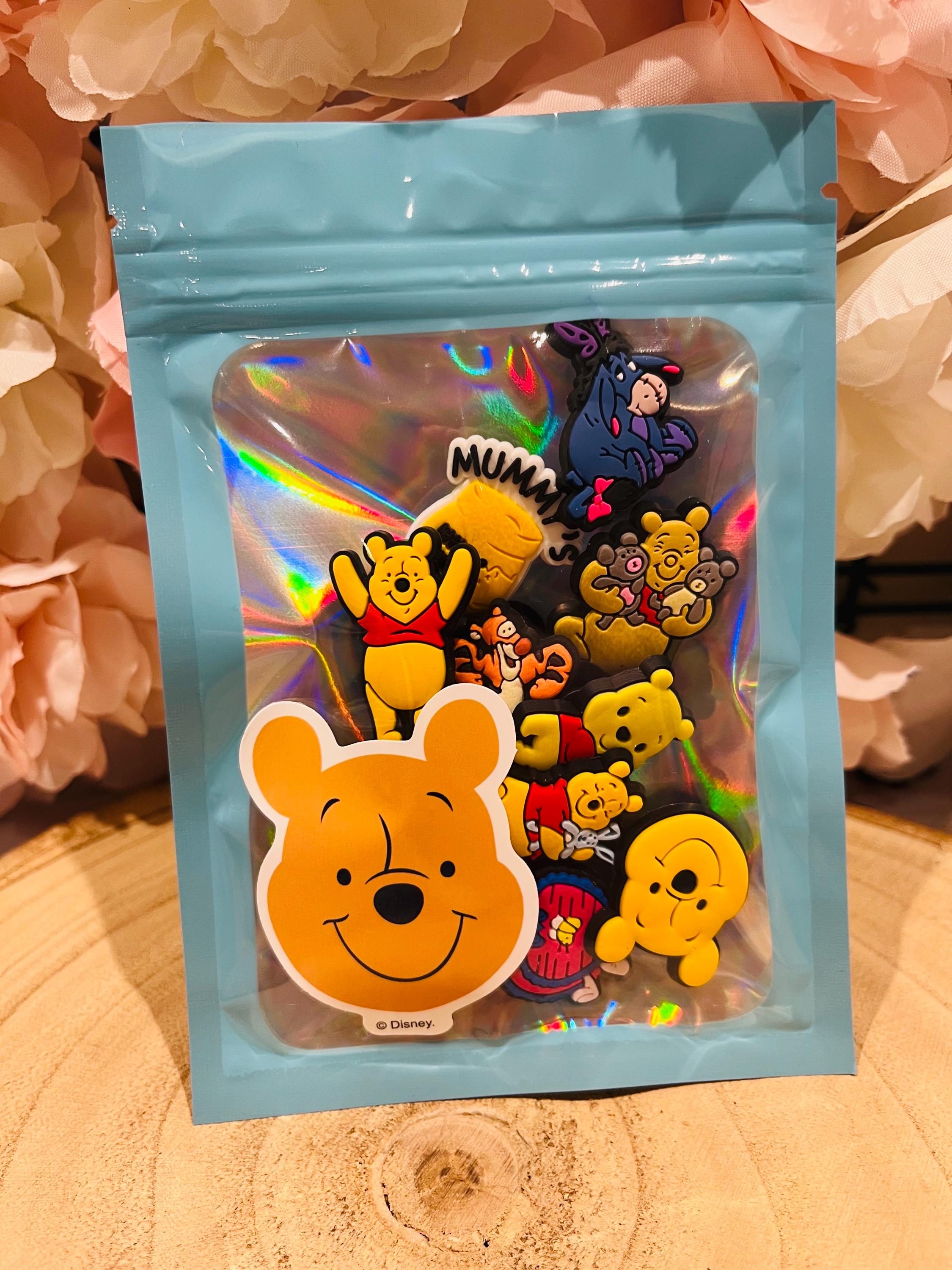 Winnie The Pooh Tigger Piglet Eyeore Croc Charm Set of 10