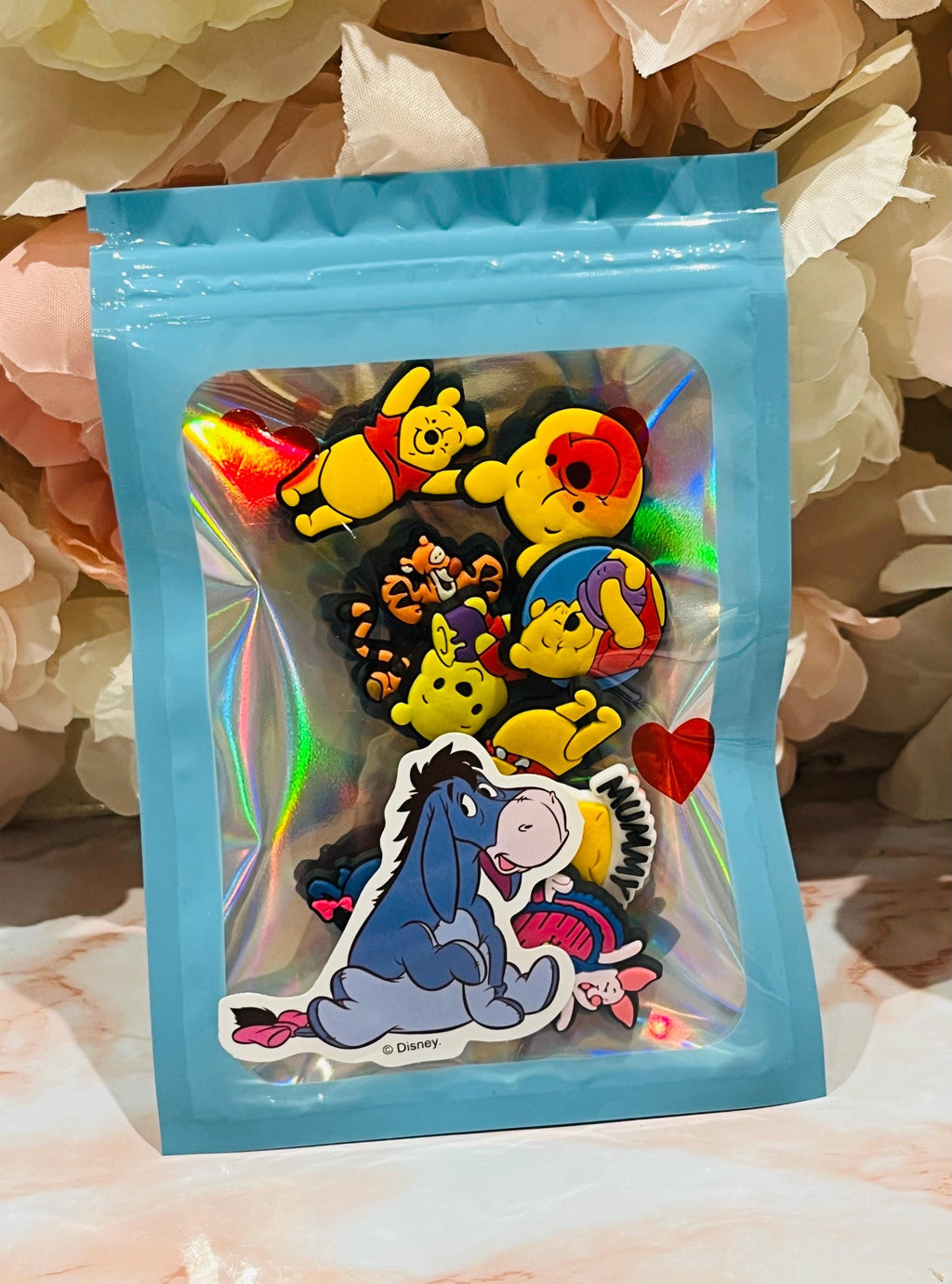 Disney Winnie The Pooh Set of Shoe Charms PVC Pack of 10 only 4.99