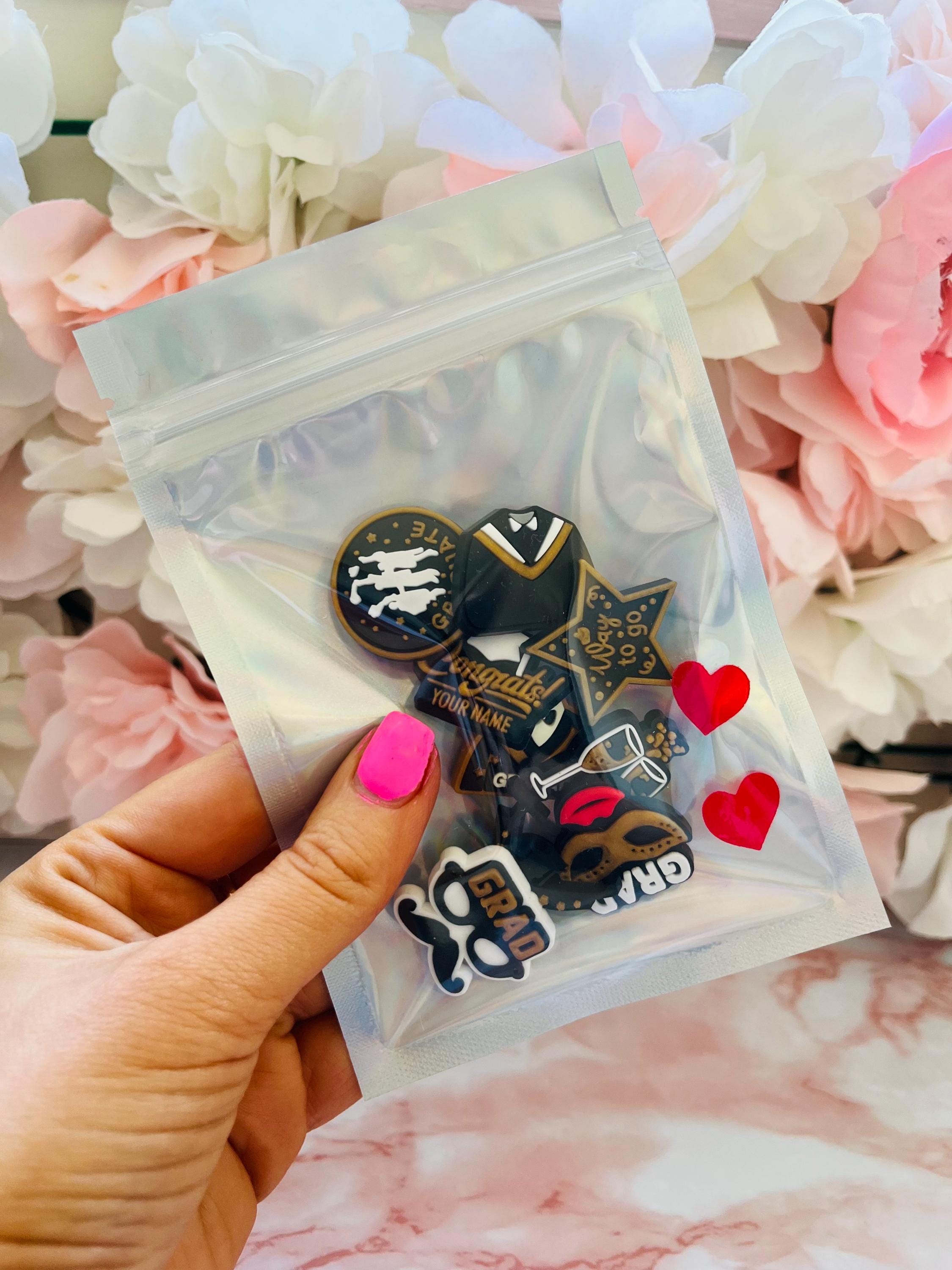 Graduation Croc Charms - Set of 9 PVC Shoe Accessories