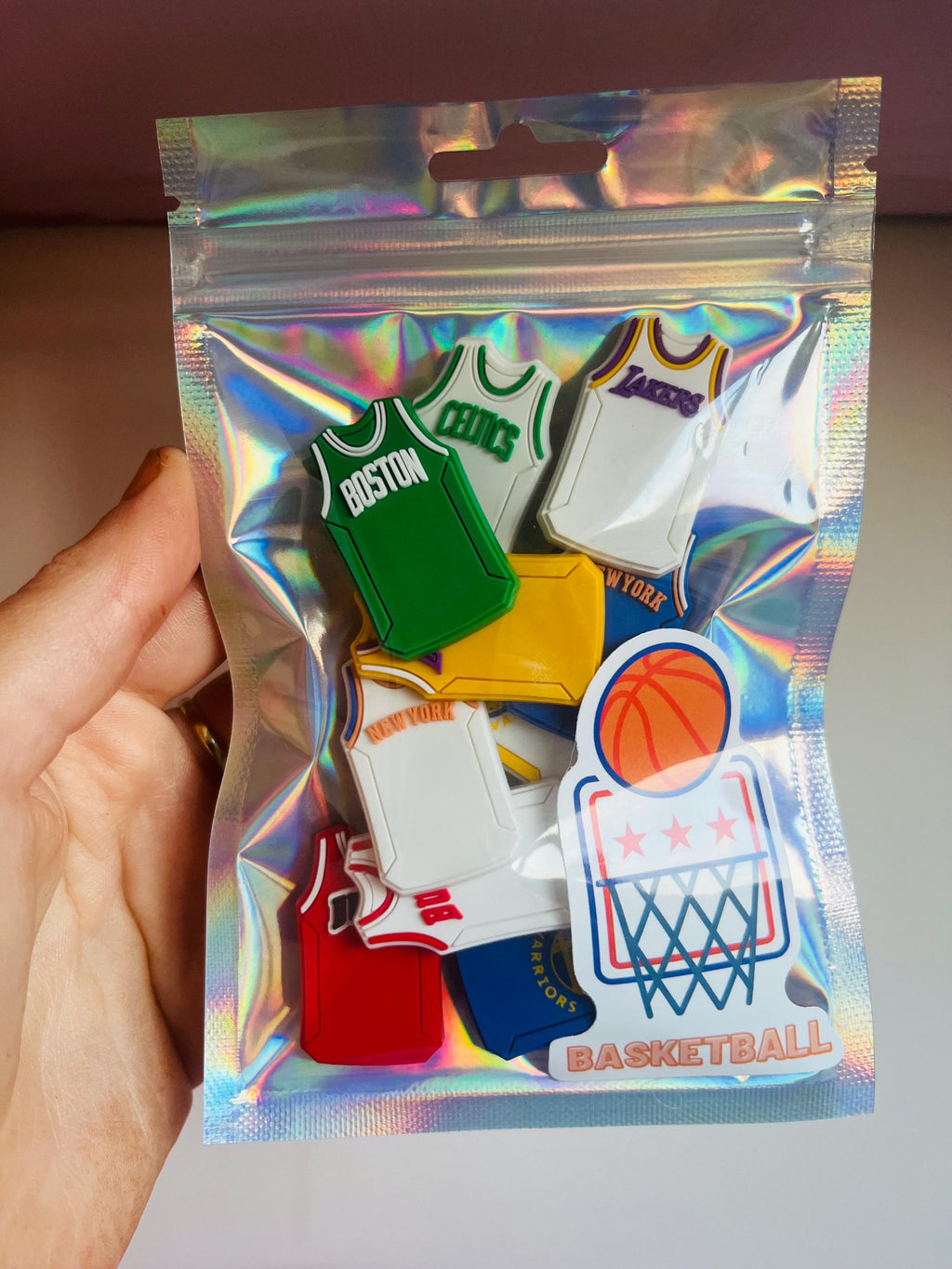 Basketball Jersey Croc Charms: NBA Team Bundle