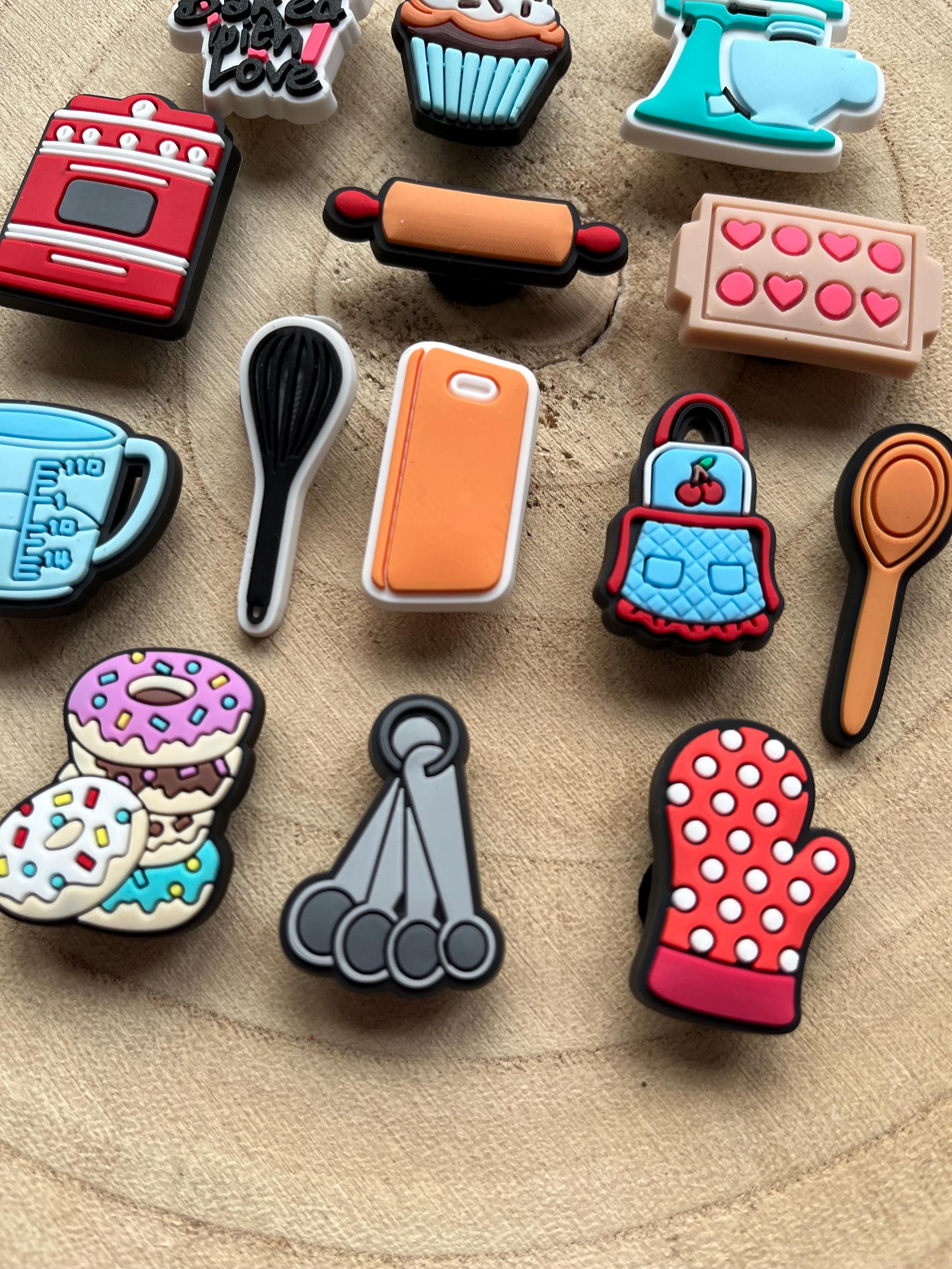 Chef Cooking Cook Baking Croc Charm Set Gift For Bakers