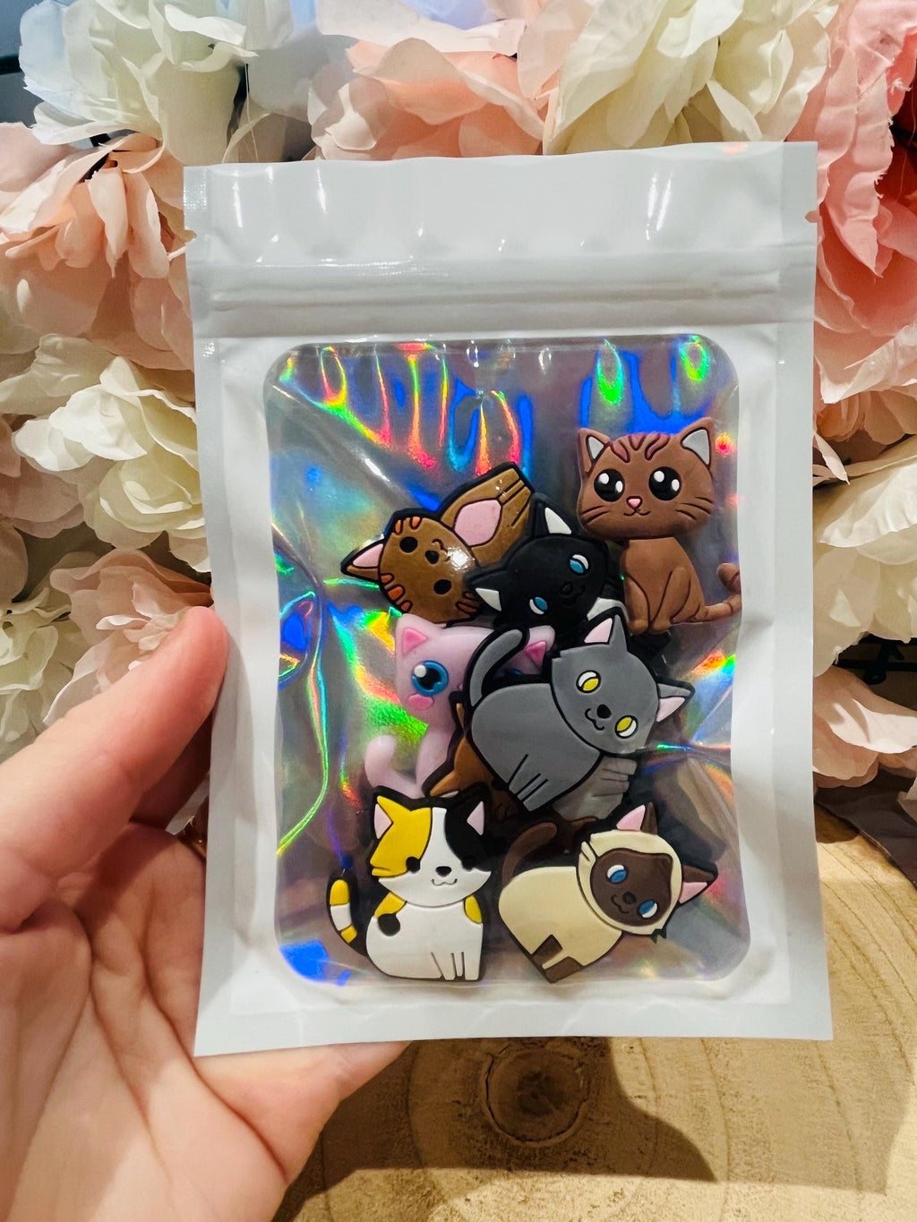 Cat Shoe Charms Bundle: Fashion PVC Shoe Decoration