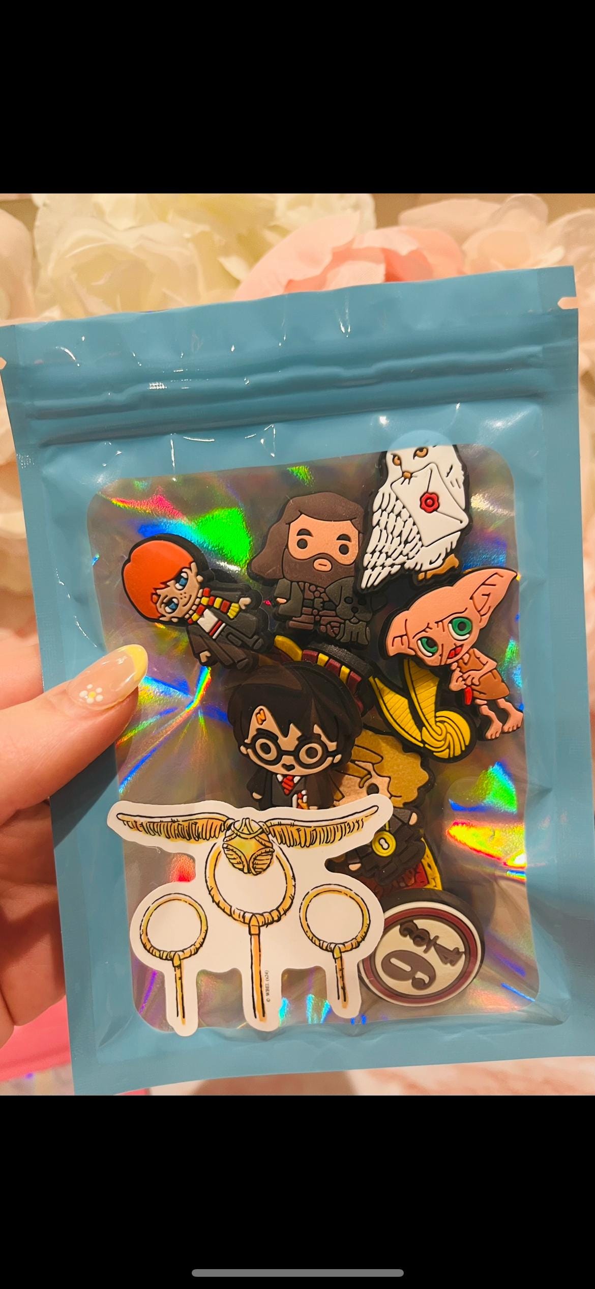 harry potter gifts set of 10 shoe charms pvc accessories