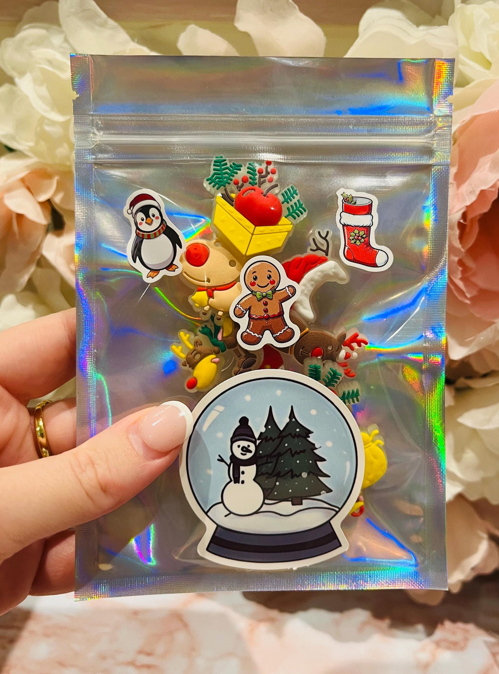 Christmas Croc Charms: Festive PVC Shoe Decoration (Set of 8)