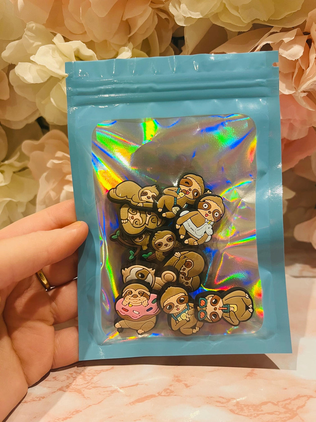 11 Sloth Croc Charms | Fashionable Shoe Accessories Bundle | Clog Charms