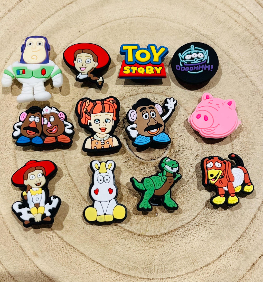 Toy Story Croc Charms: 12-Piece PVC Shoe Charms