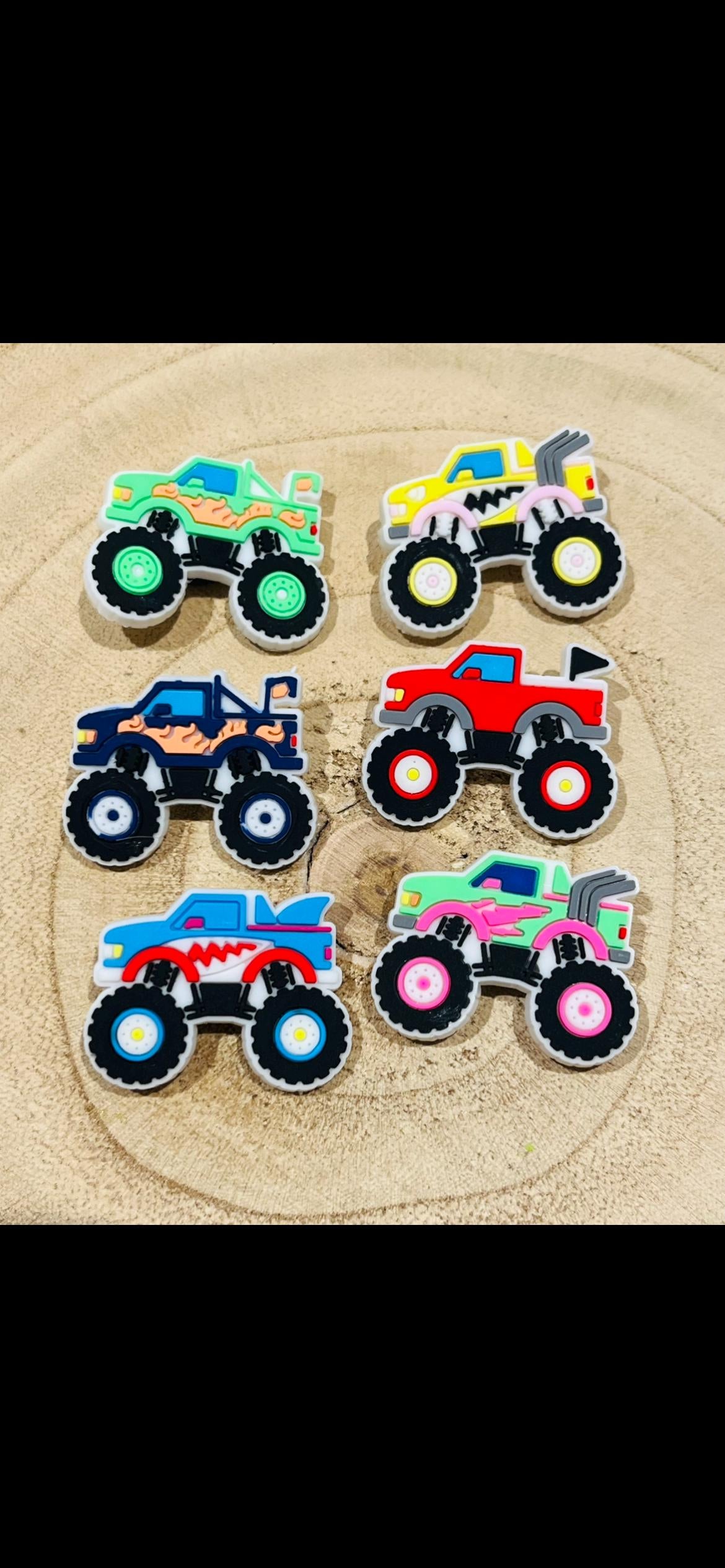 truck croc charm set pack of 6