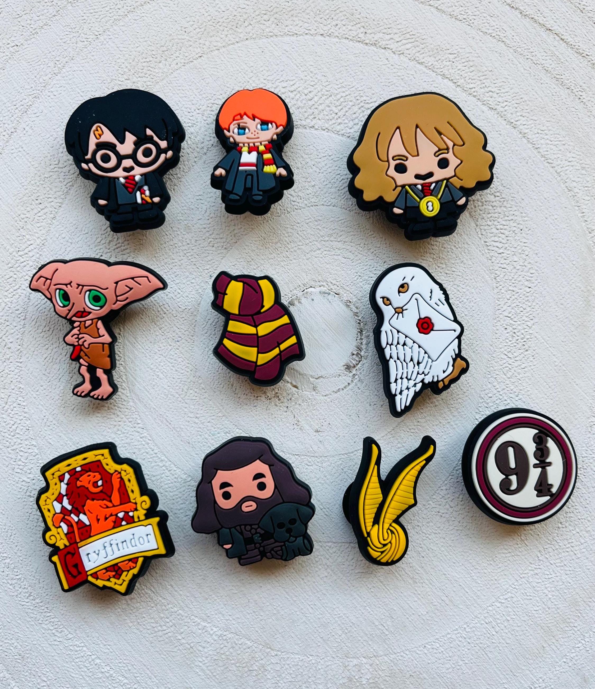 Harry Potter Croc Charms: Wizard Shoe Clog Accessories, Set of 10