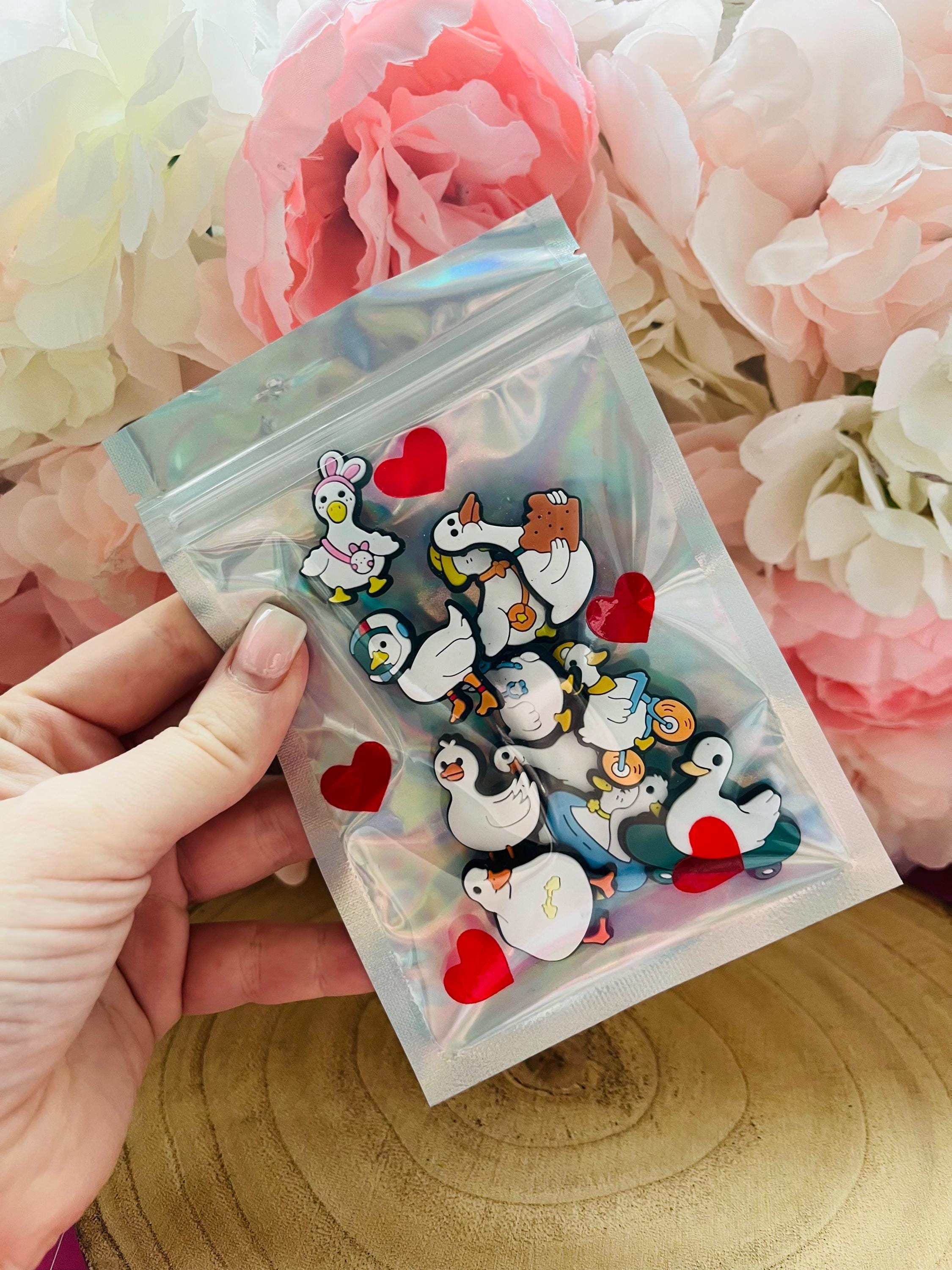 Duck Croc Charms: PVC Clog Shoe Accessories - Set of 11