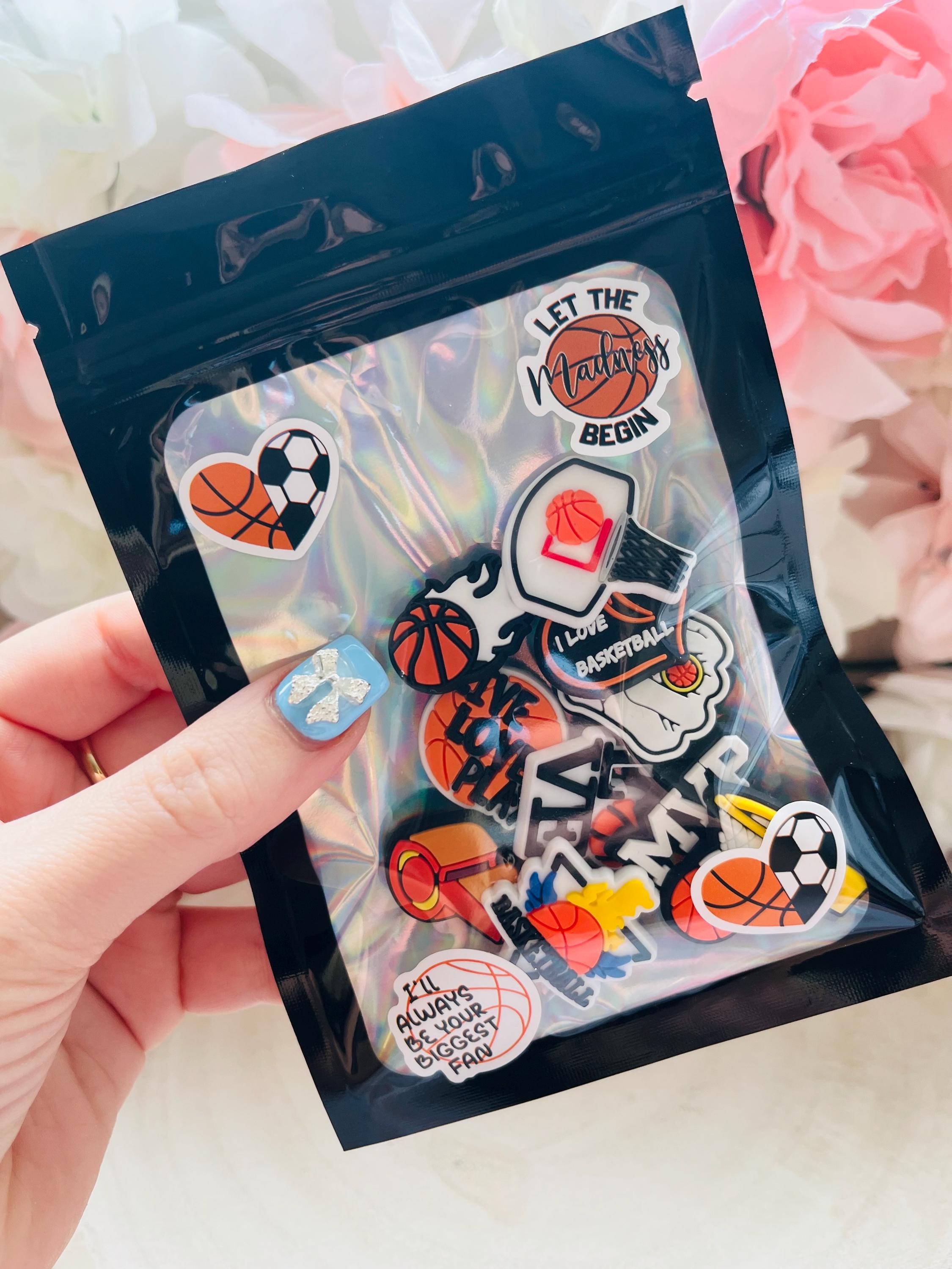 Basketball Croc Charms - 10 Piece PVC Shoe Clog Accessories