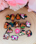 Set of 15 Moana Disney Croc Charms | Shoe Fashion Accessories | Moana Jibbitz | Shoe Charms For Crocs