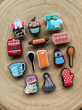 Set of 14 Baking Croc PVC Shoe Charms Jibbitz