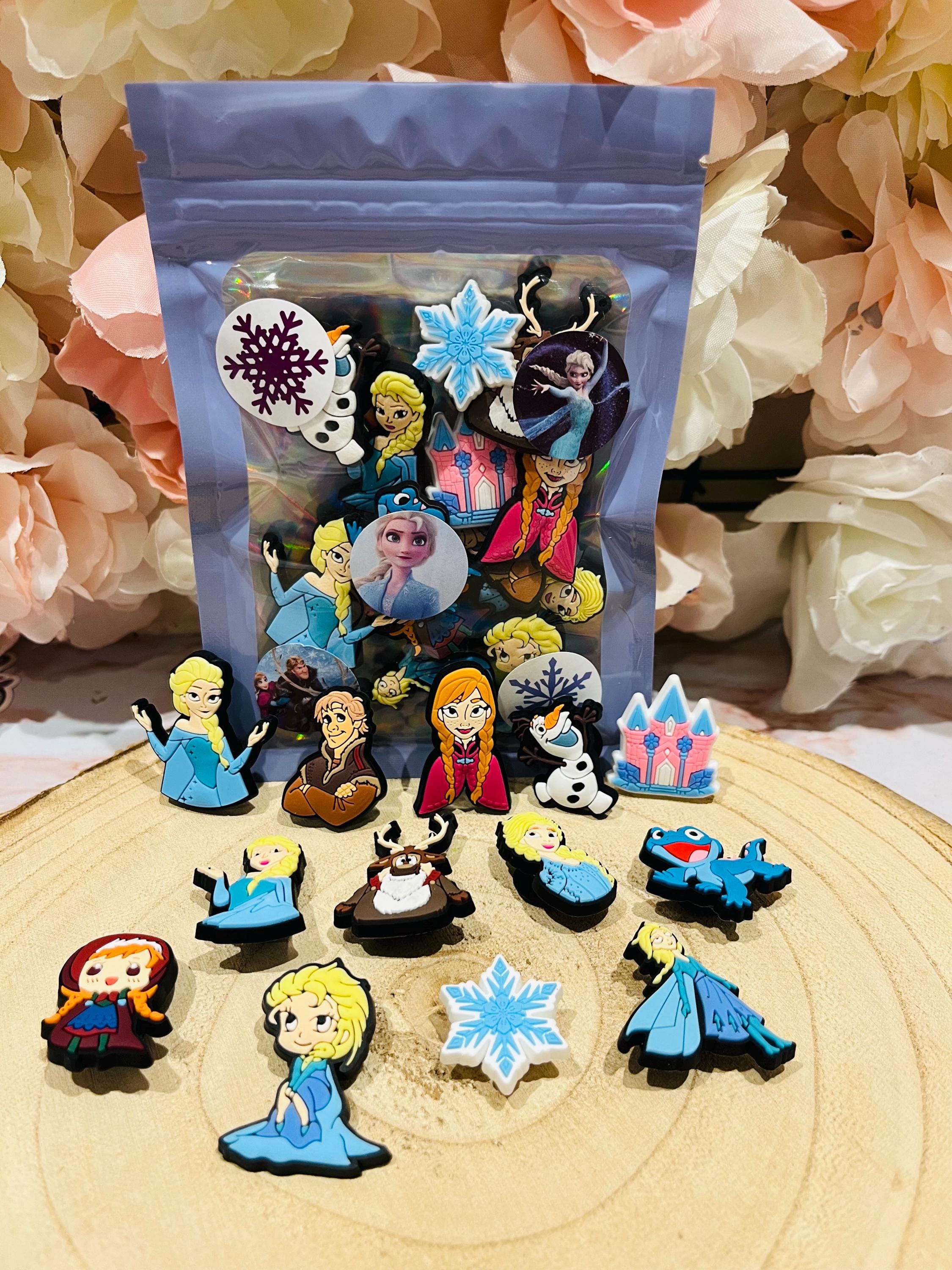 Set of 13 Frozen Elsa Anya Croc Charms | Disney land Shoe Accessories Olaf Bundles Of Charm Fast UK Dispatch