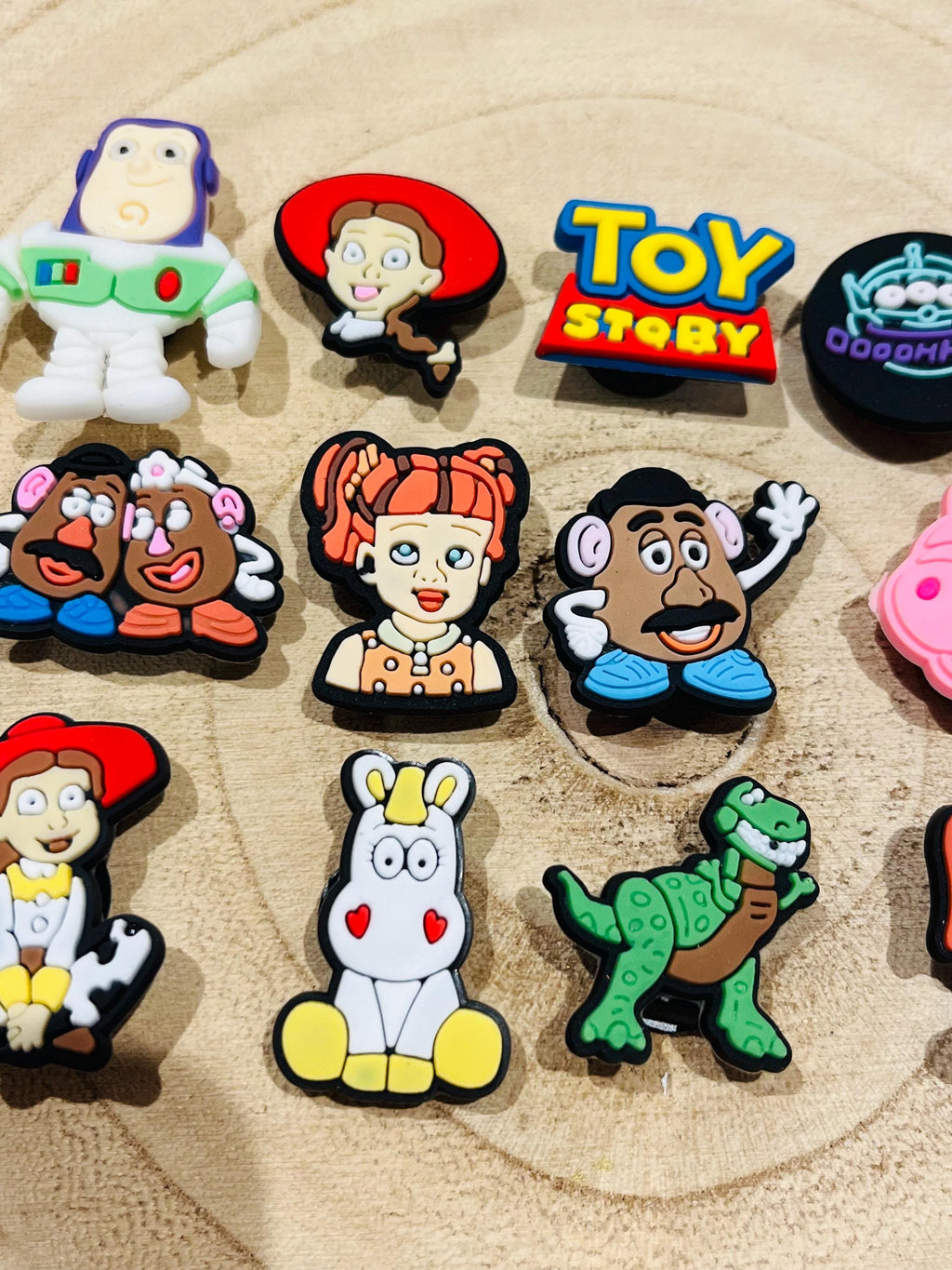 Toy Story Croc Charms: 12-Piece PVC Shoe Charms