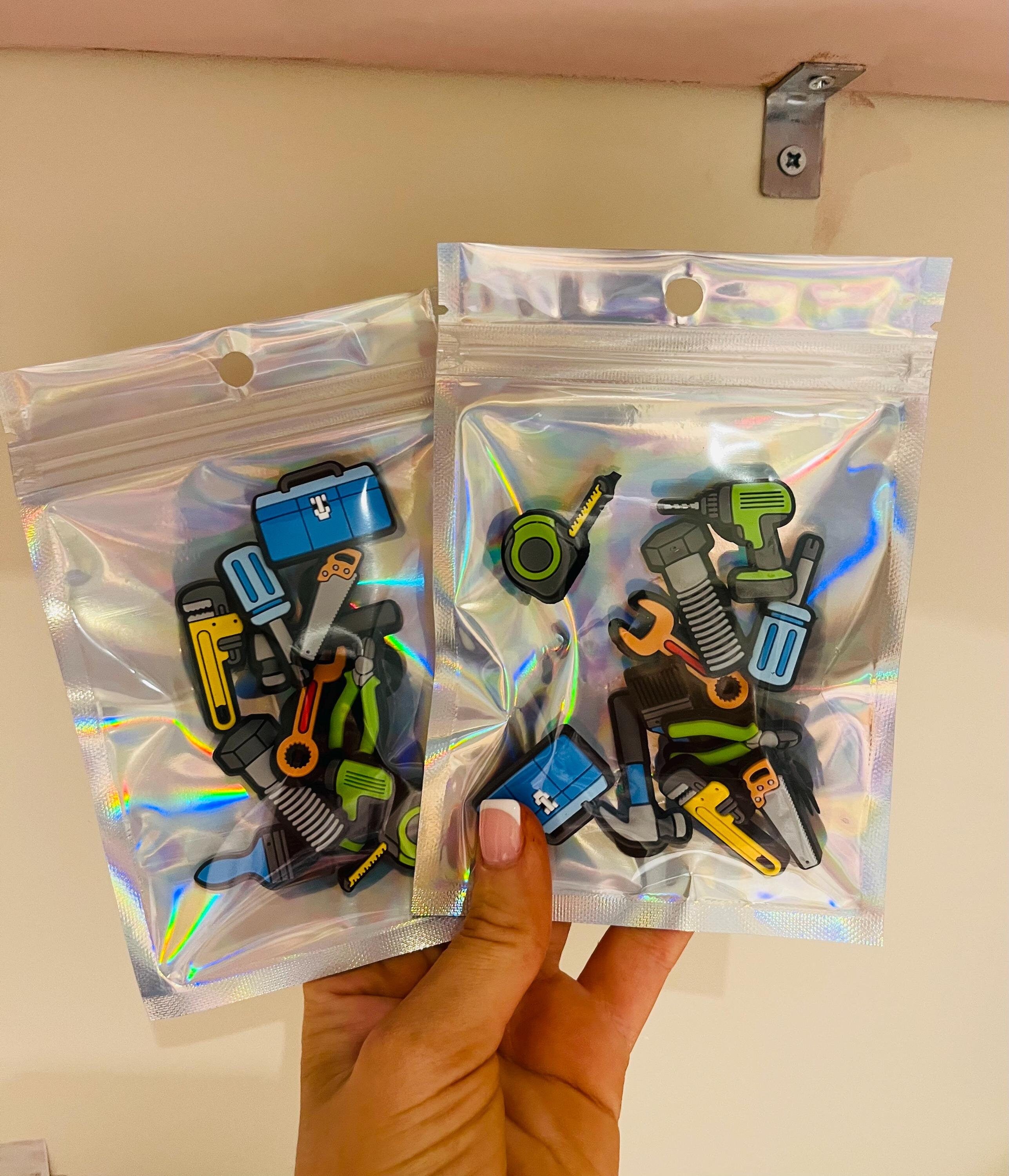 Tool Croc Charms | PVC Clog Shoe Decoration, Pack of 11