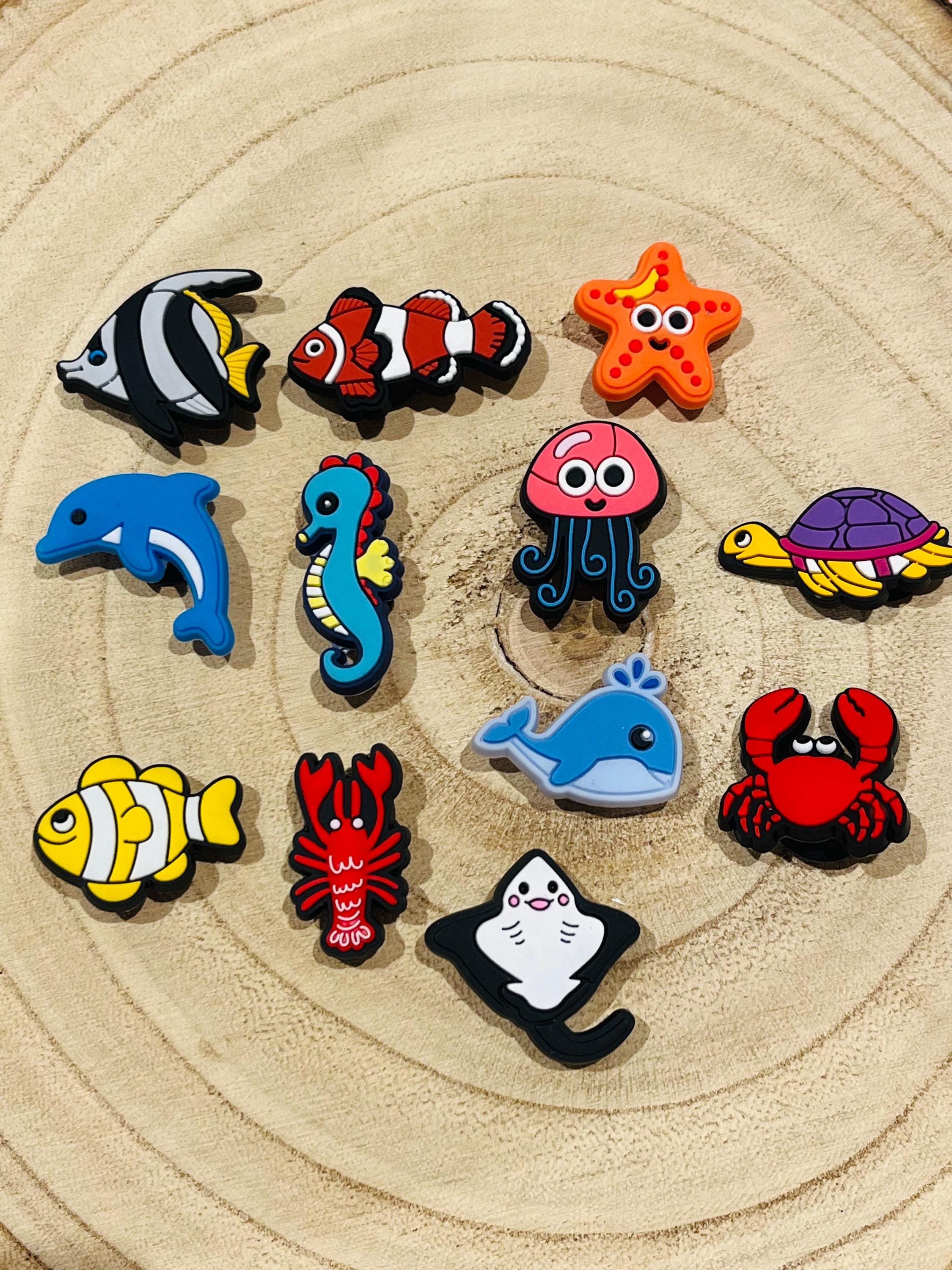 Under The Sea Croc Charms: PVC Shoe Charm Bundle