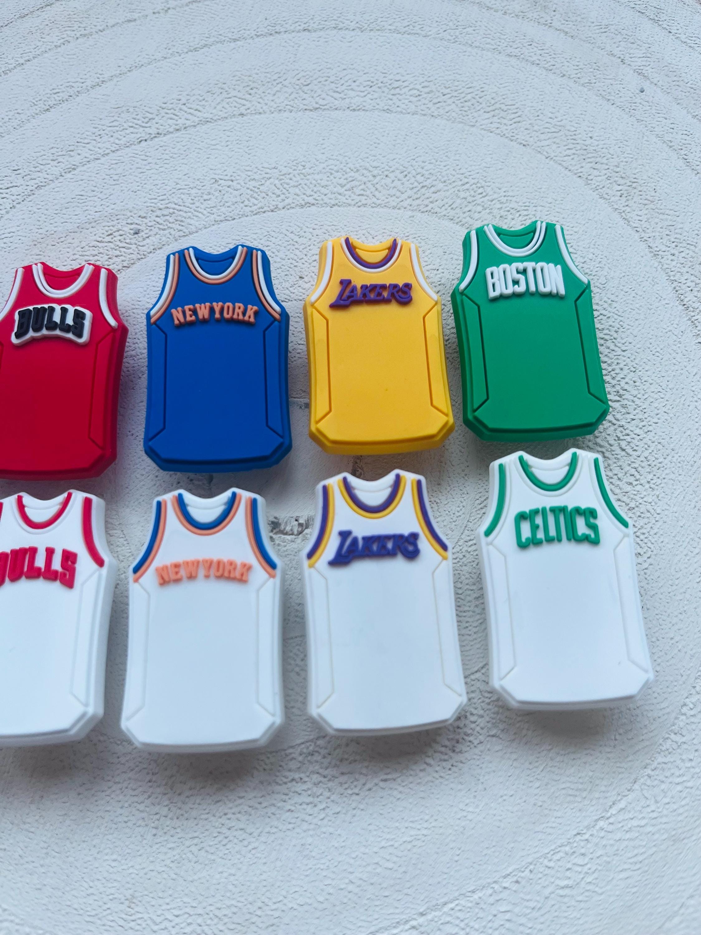 Basketball Jersey Croc Charms: NBA Team Bundle