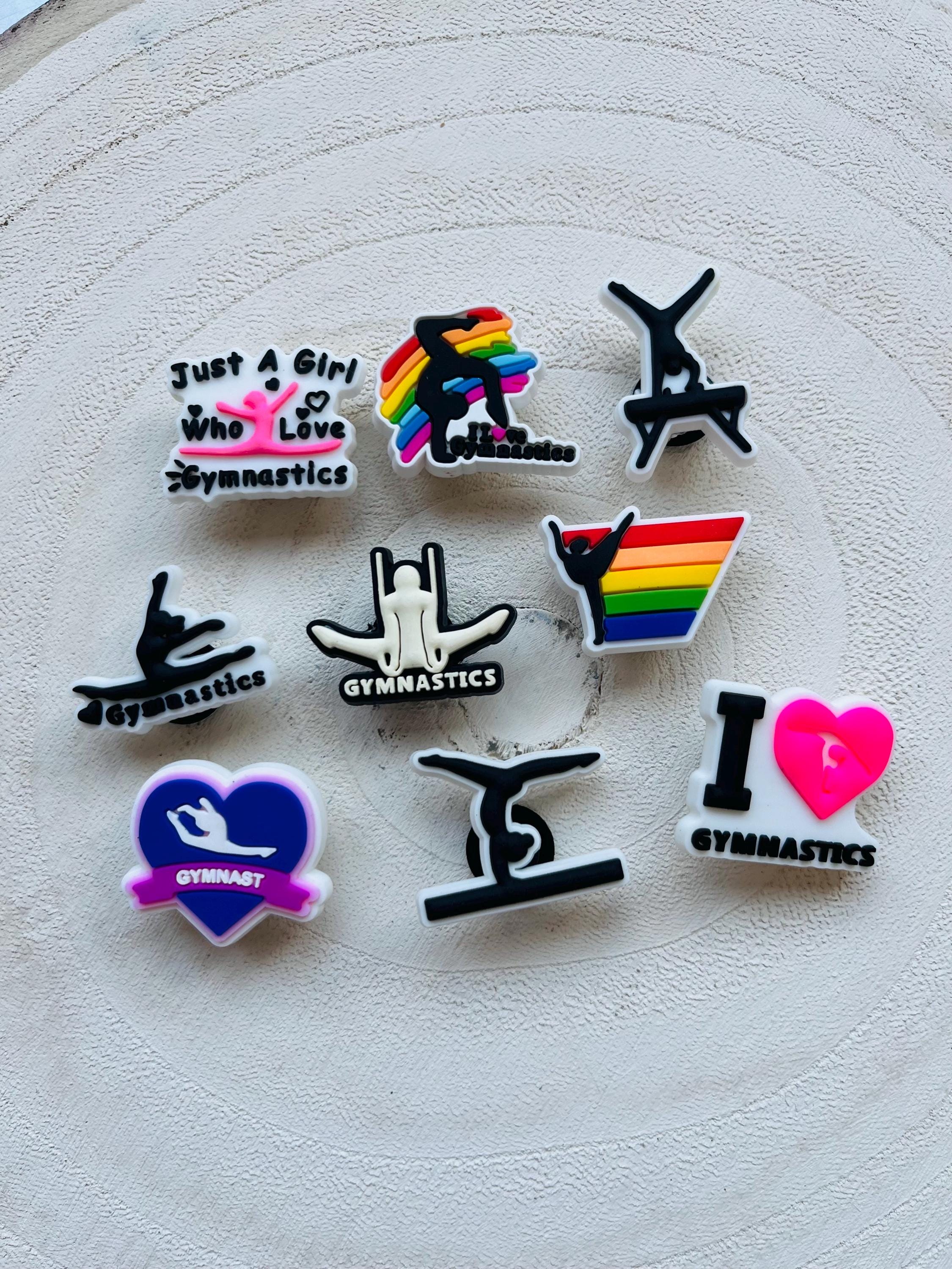 Gymnastic Croc Charms Set of 9