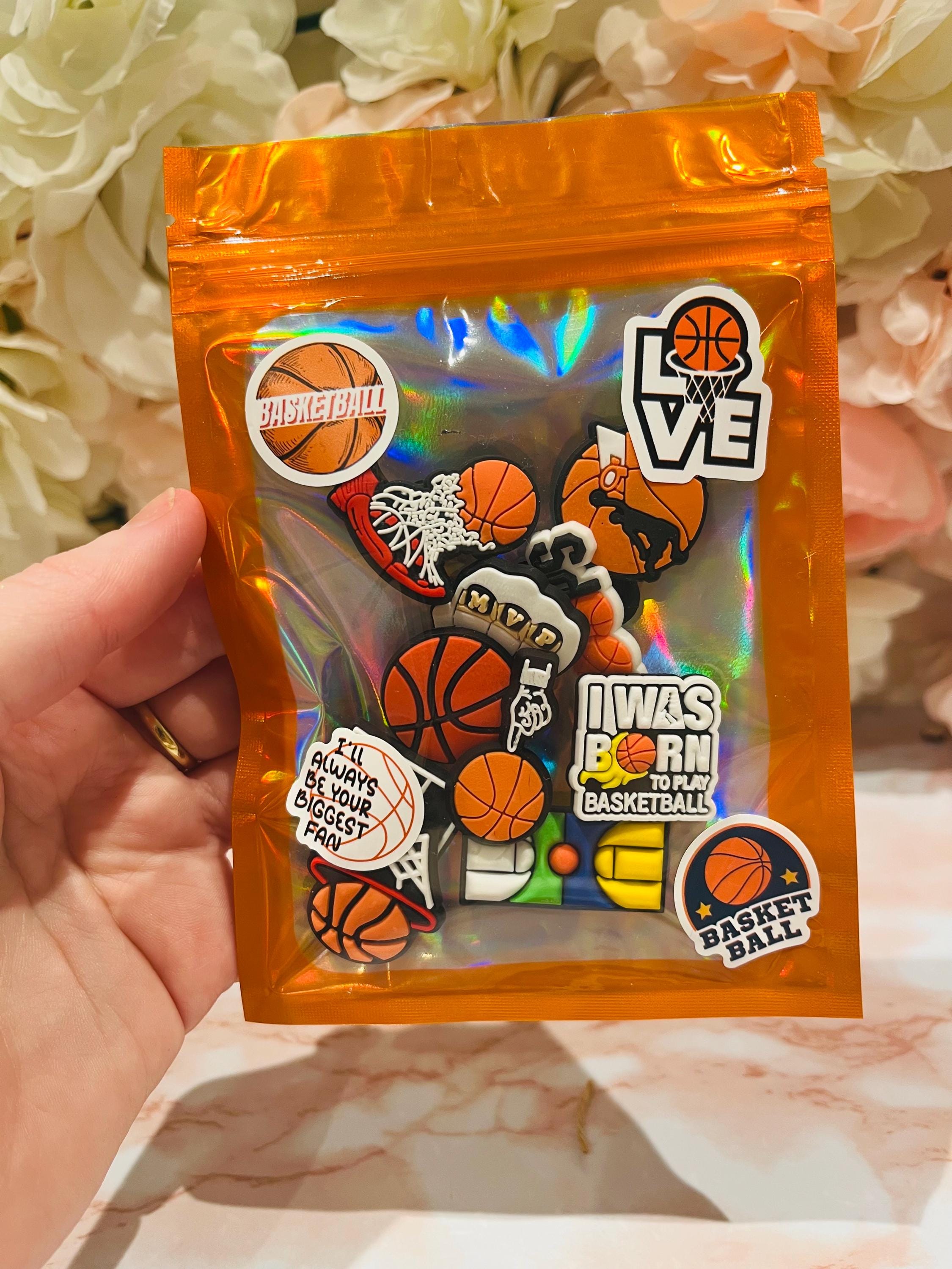 Pack of 10 Boys Basketball Croc Shoe Charms