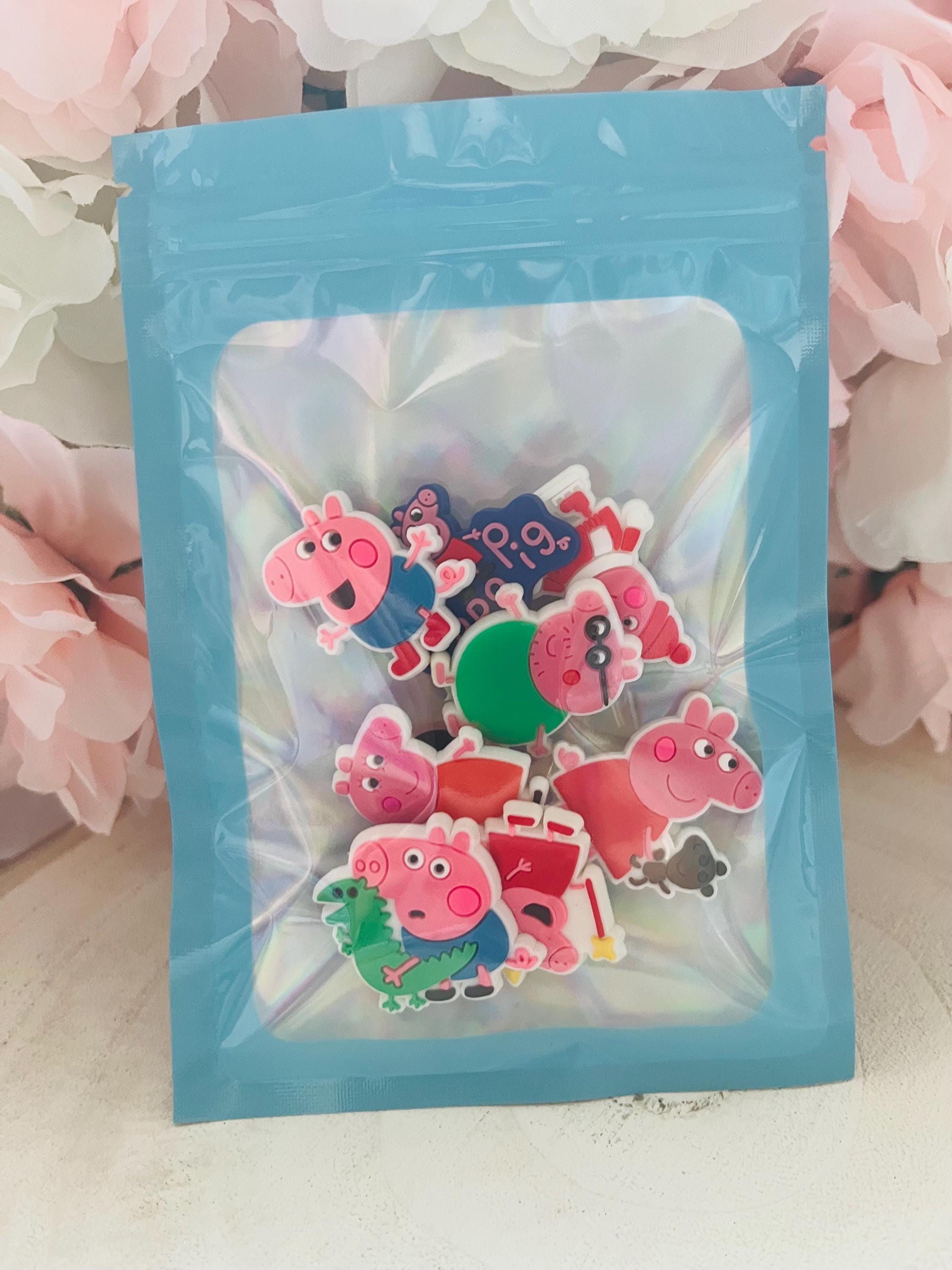 Peppa Pig Croc Charms: PVC Fashion Shoe Accessories, Pack of 8