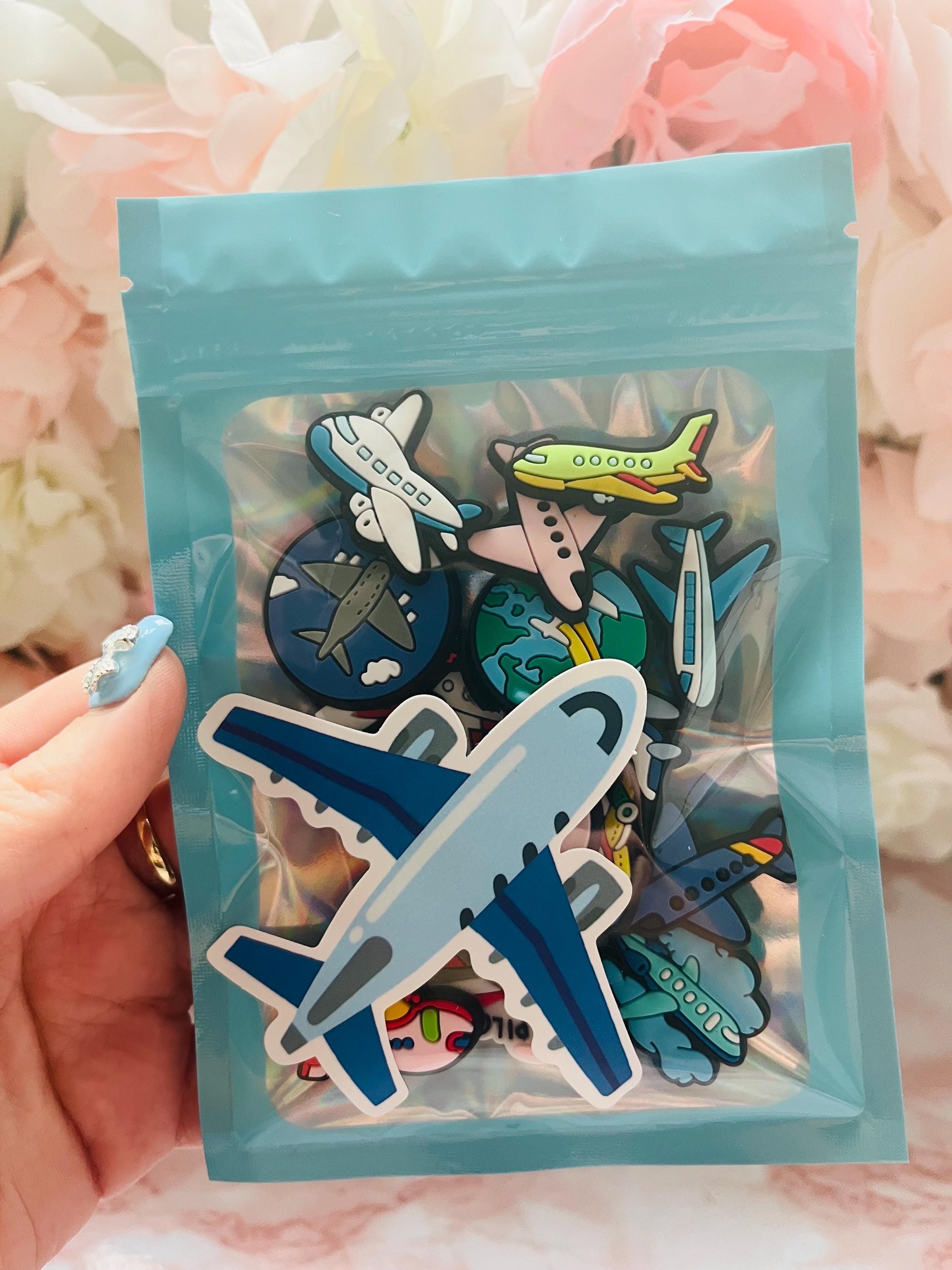 Airplane Shoe Charms: Boys Adventure Clog Accessories