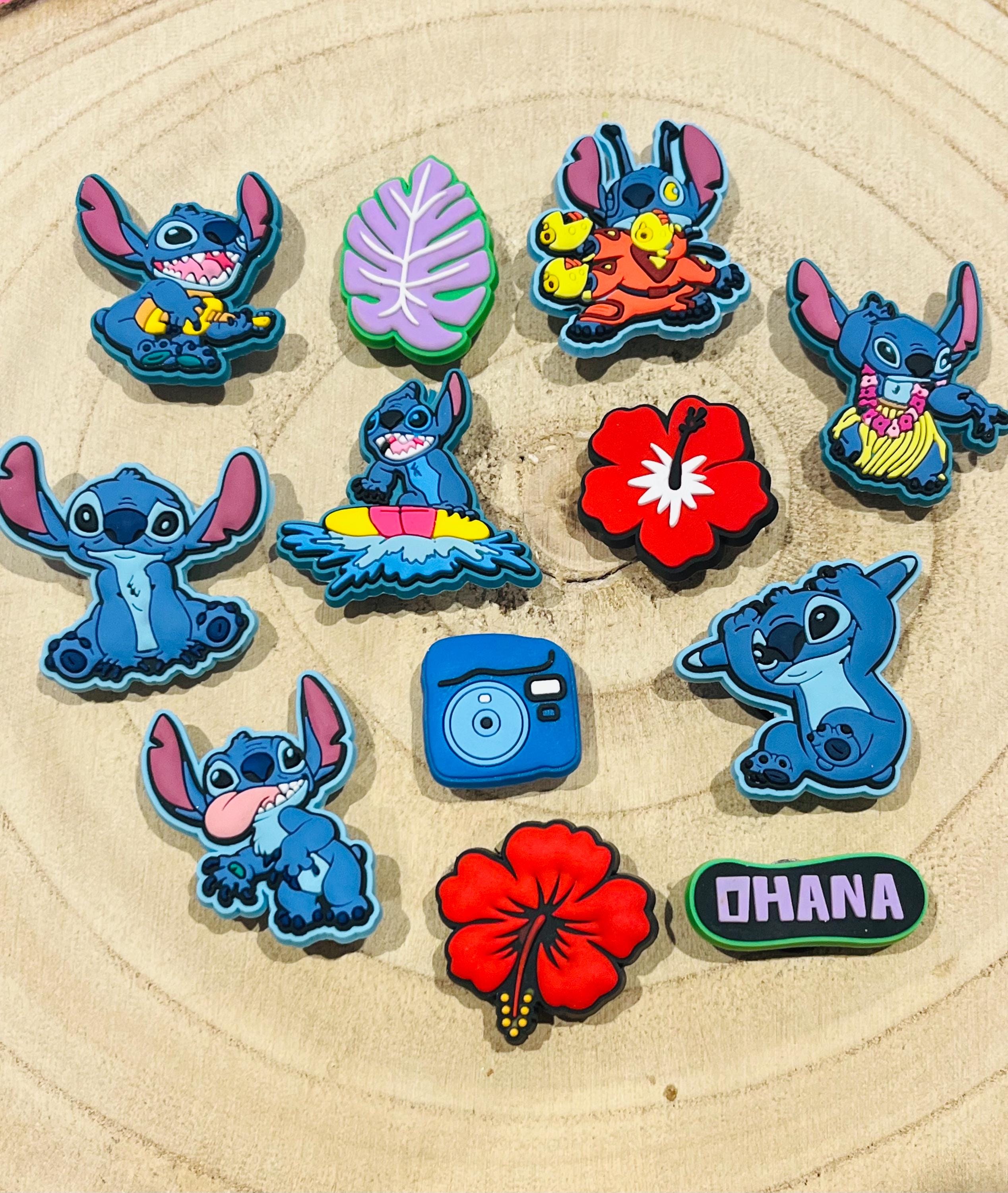 Stitch Croc Charms Party Favor Bags - 12 Piece Set