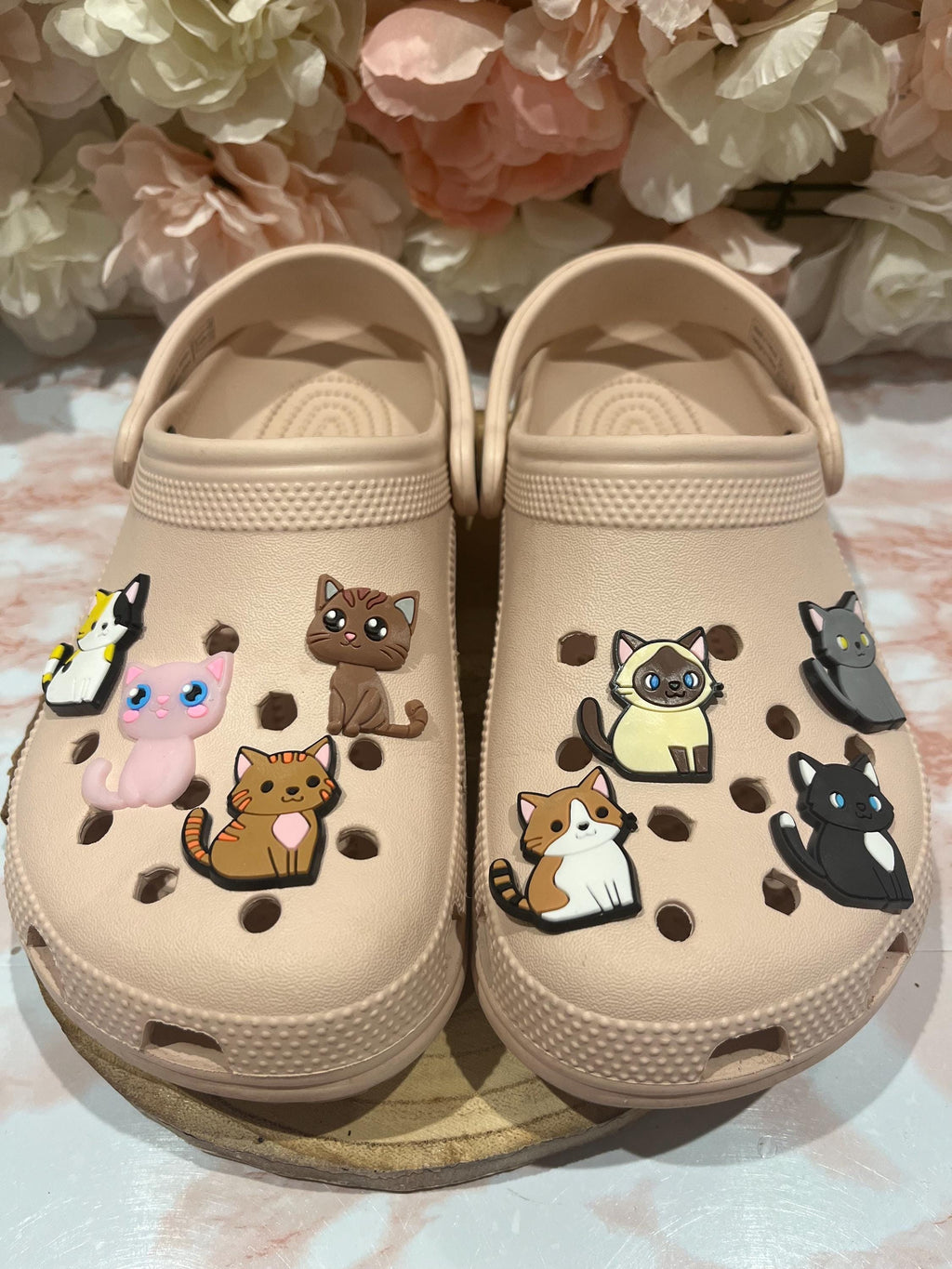 Cat Shoe Charms Bundle: Fashion PVC Shoe Decoration