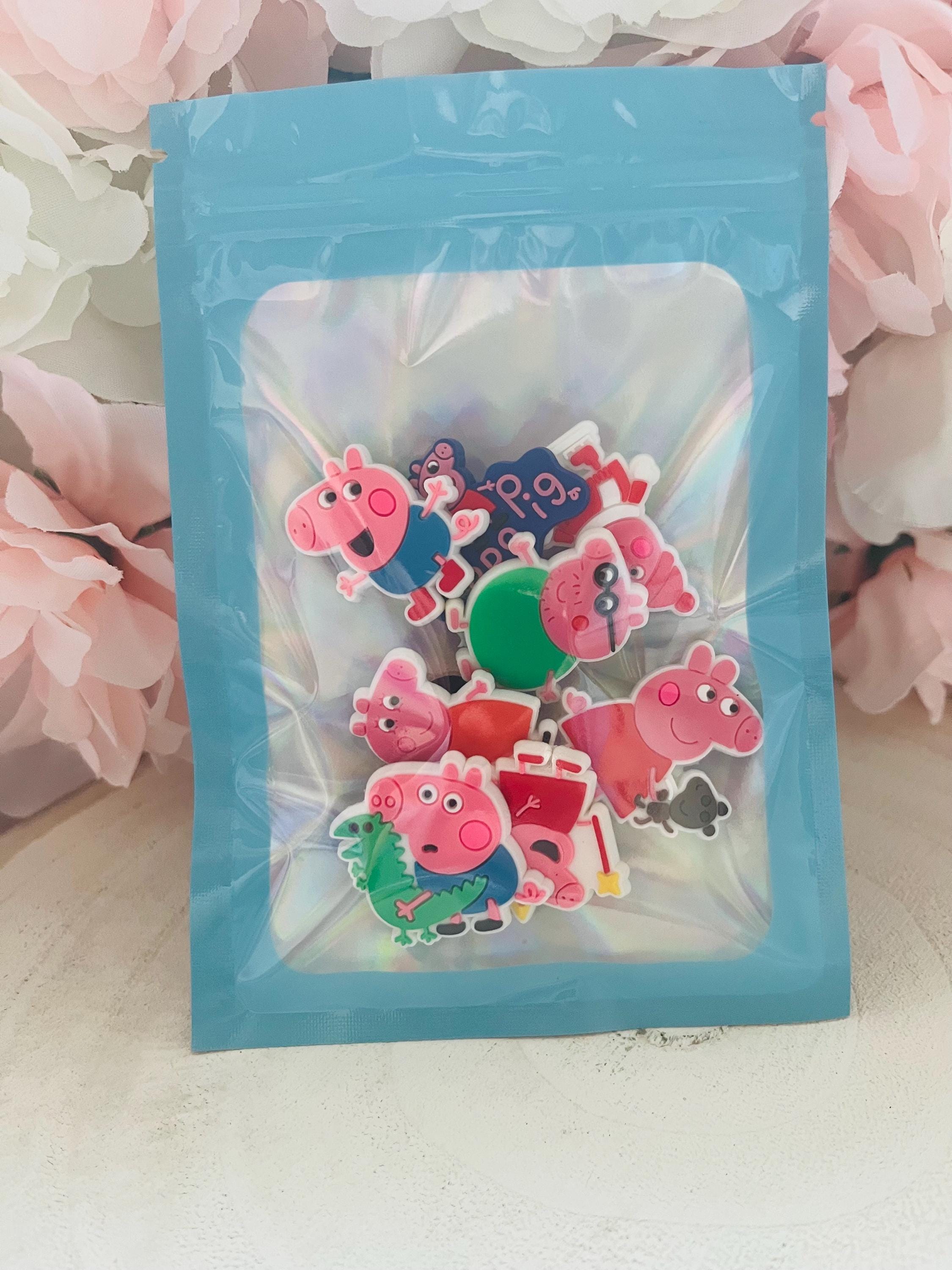 Peppa Pig Croc Charms: PVC Fashion Shoe Accessories, Pack of 8